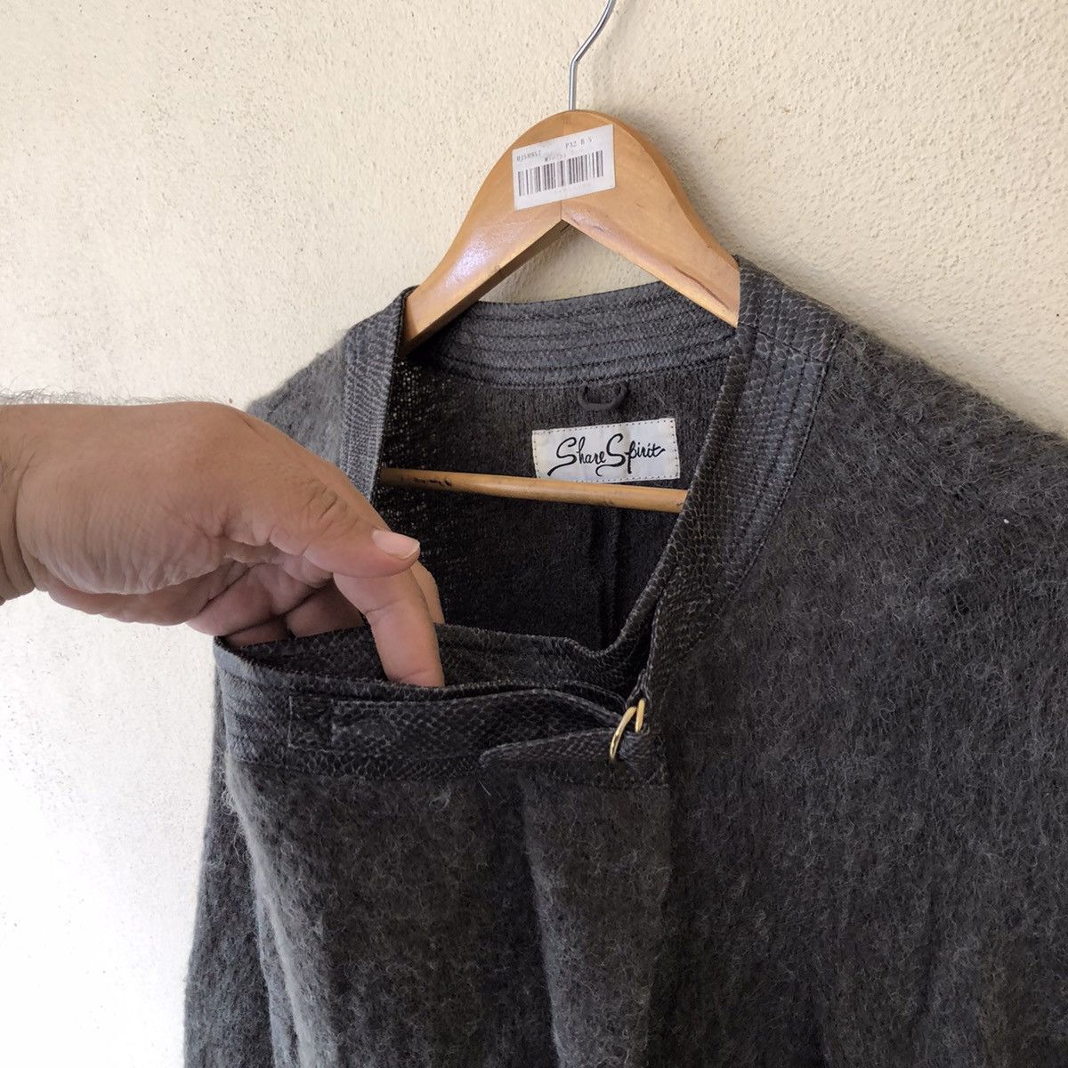 Japanese Brand SHARE SPIRIT WOOL JACKET INSPIRED BY YOHJI YAMAMOTO Size US M / EU 48-50 / 2 - 6 Thumbnail