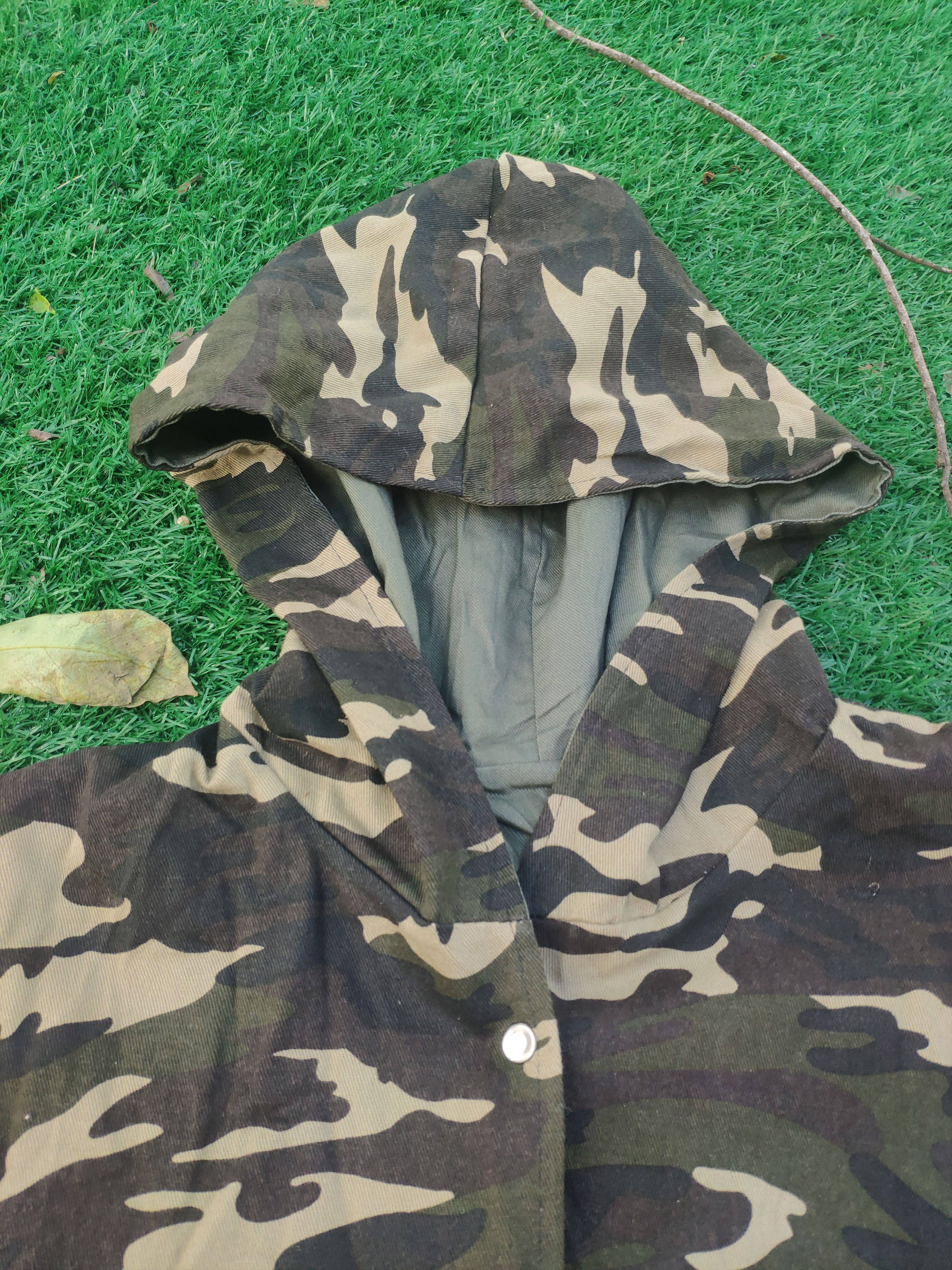 Vintage Vintage Army Jacket Camouflage Reversible Size US XL / EU 56 / 4 - 3 Thumbnail