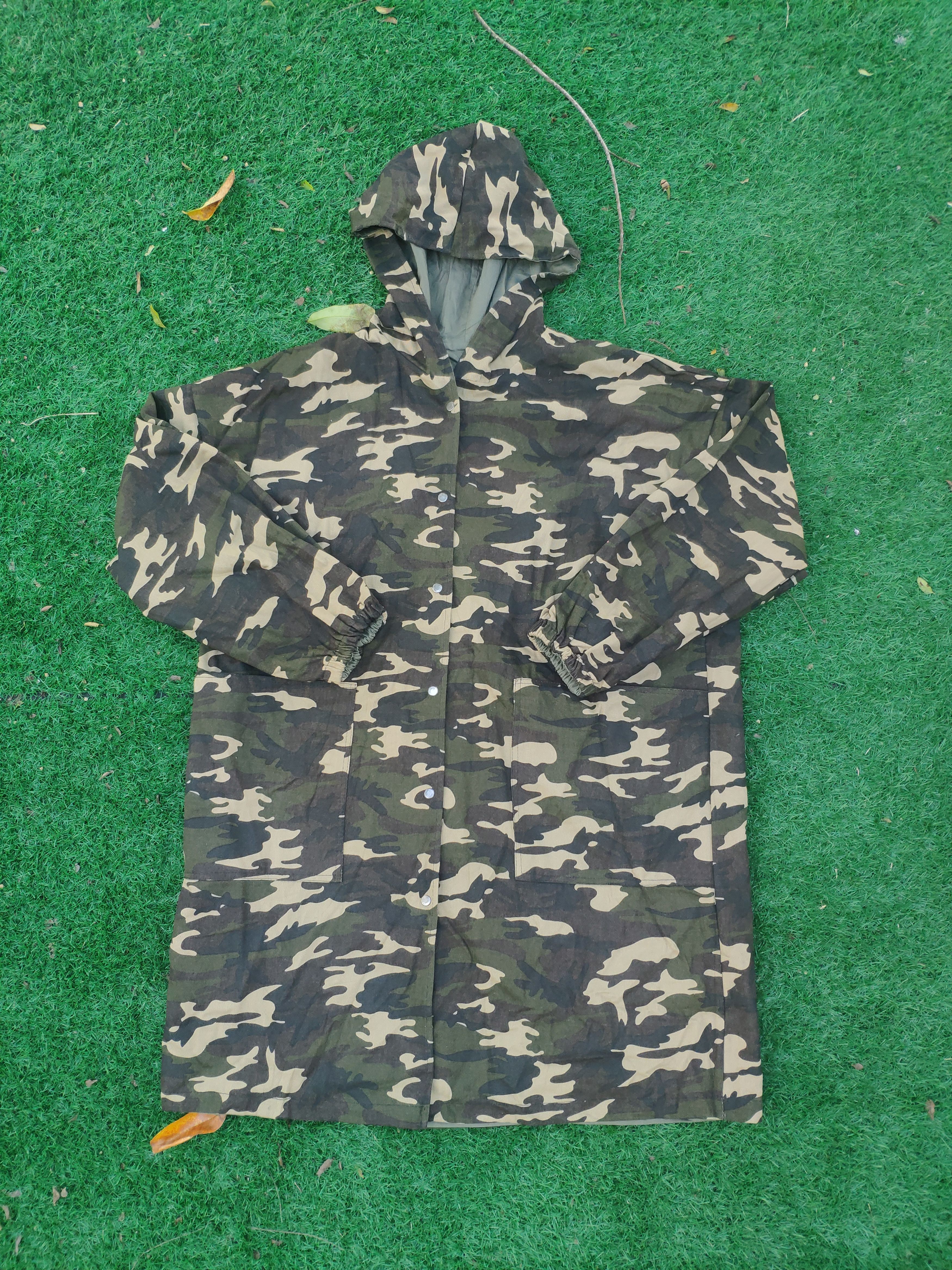 Vintage Vintage Army Jacket Camouflage Reversible Size US XL / EU 56 / 4 - 1 Thumbnail