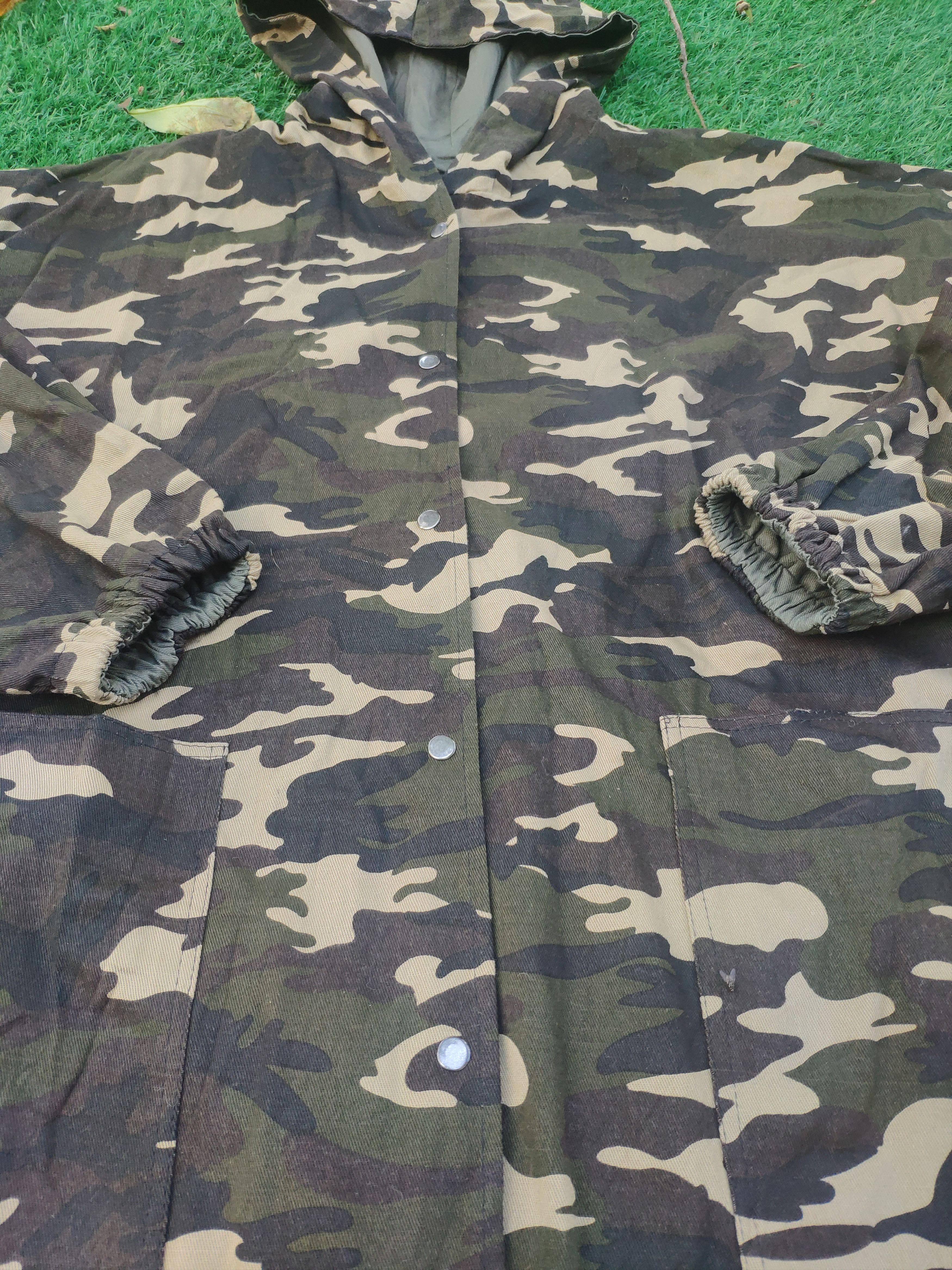 Vintage Vintage Army Jacket Camouflage Reversible Size US XL / EU 56 / 4 - 2 Thumbnail