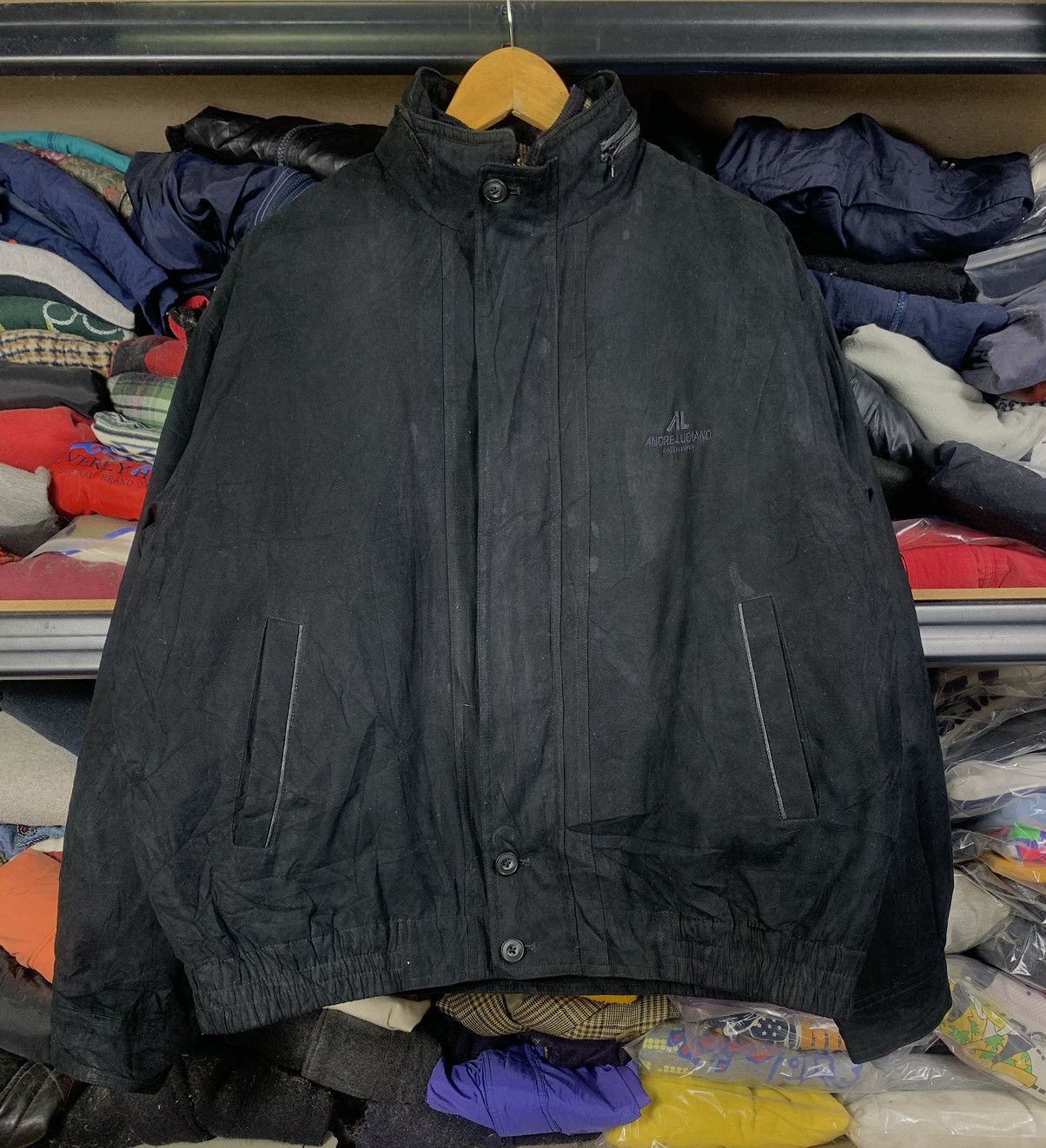 Andreluciano Vintage Japanese Andre Luciano Bomber Jacket Size US L / EU 52-54 / 3 - 1 Thumbnail