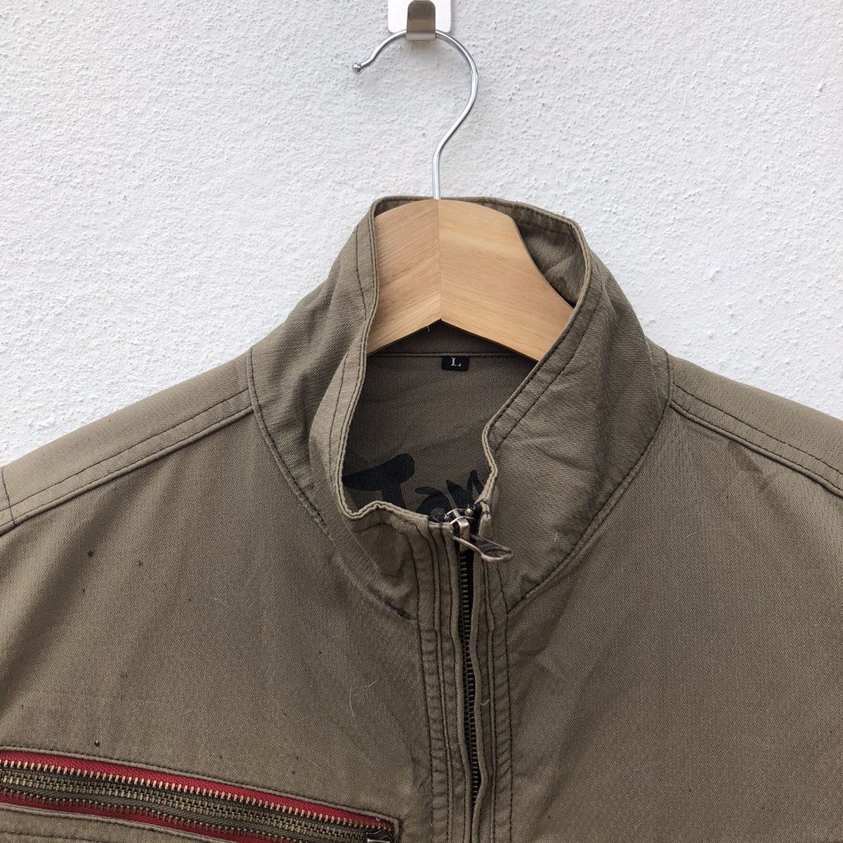 Japanese Brand PARACHUTE BIKER DESIGN JAWIN WORKER JACKET Size US L / EU 52-54 / 3 - 6 Thumbnail