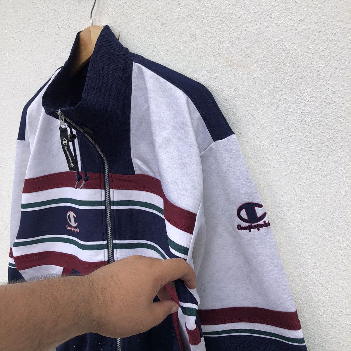 Champion × Japanese Brand MULTI COLOUR BOX CHAMPION ZIPPER JACKET Size US L / EU 52-54 / 3 - 4 Thumbnail