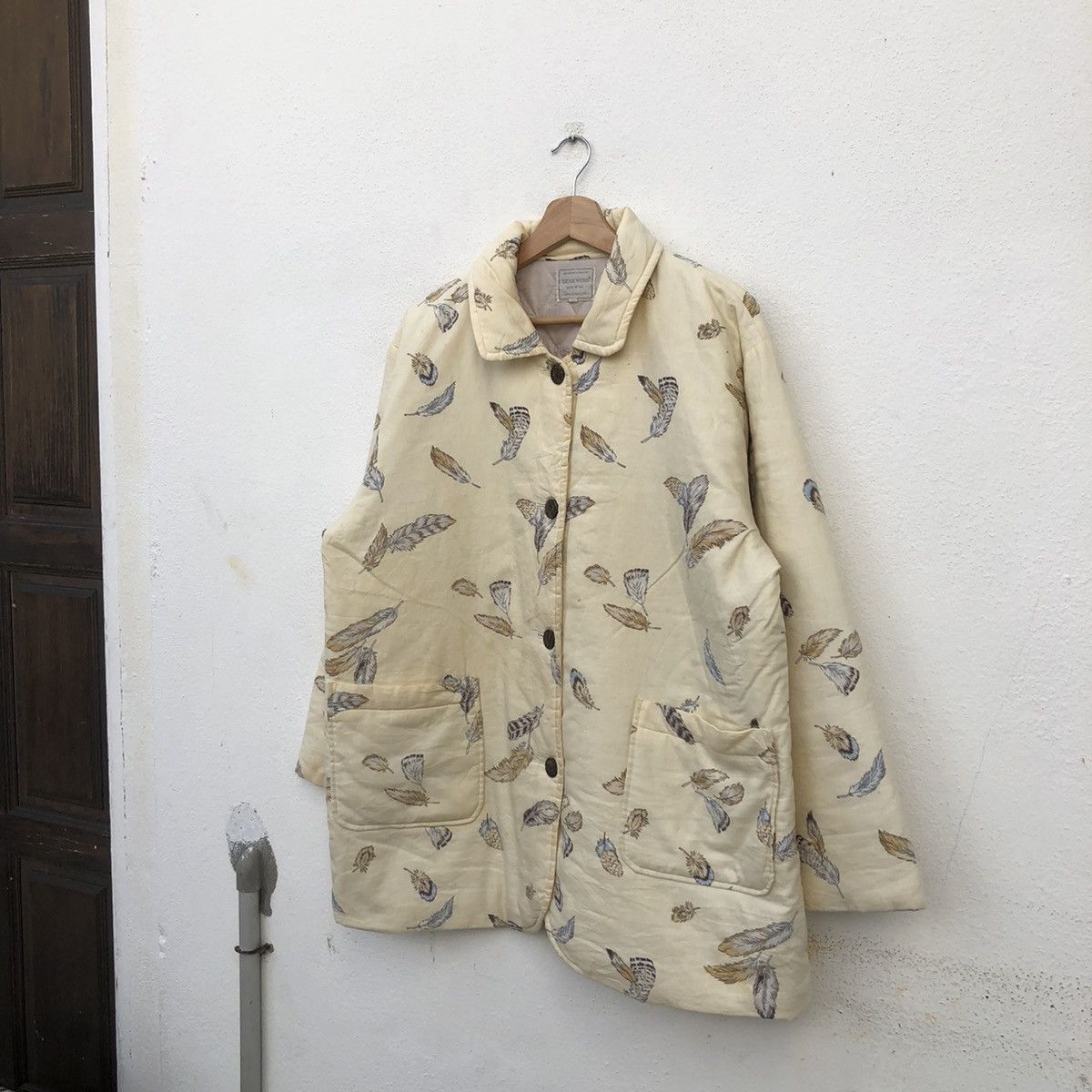 Japanese Brand VINTAGE DEAE WIND BY MITSUMINE CO, LTD FULL PRINT Size US L / EU 52-54 / 3 - 2 Thumbnail