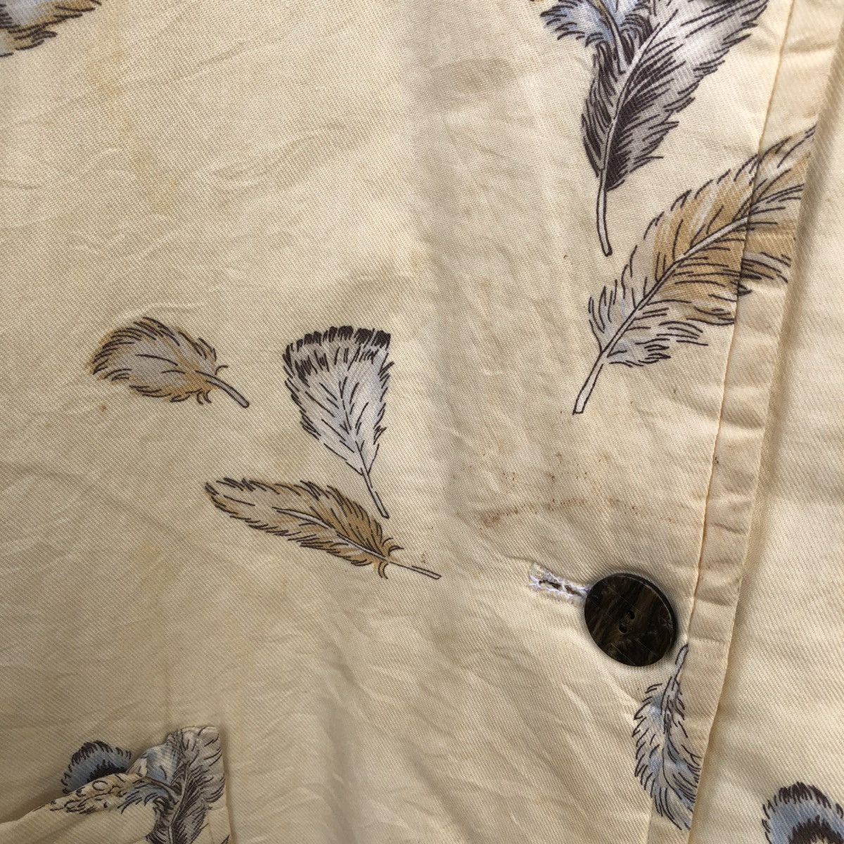 Japanese Brand VINTAGE DEAE WIND BY MITSUMINE CO, LTD FULL PRINT Size US L / EU 52-54 / 3 - 5 Thumbnail
