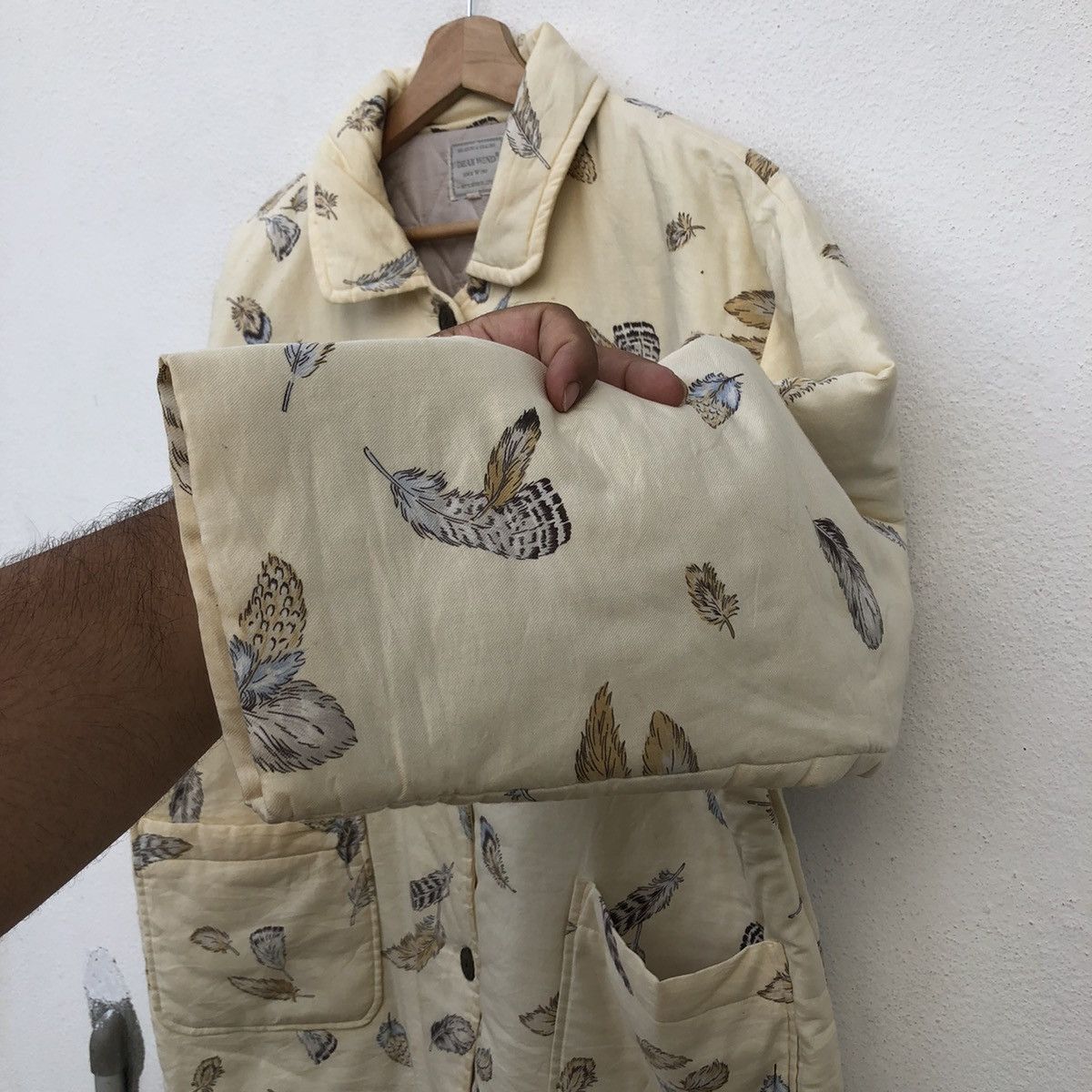 Japanese Brand VINTAGE DEAE WIND BY MITSUMINE CO, LTD FULL PRINT Size US L / EU 52-54 / 3 - 7 Thumbnail