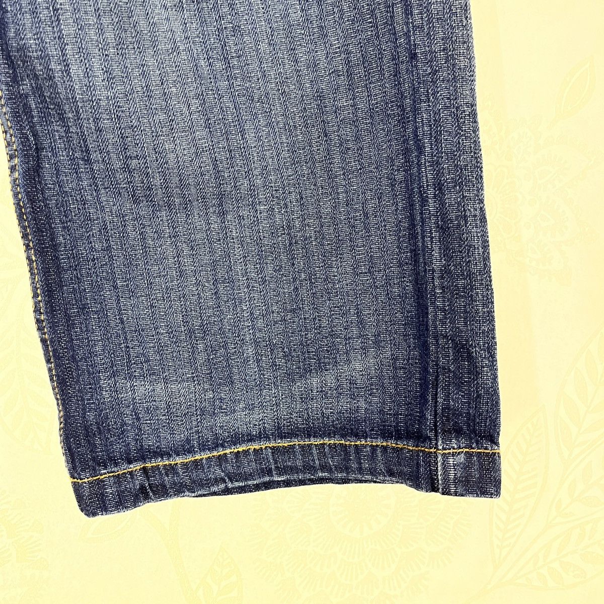 Vintage G-Tox Hickory Distressed Denim Jeans With Cargo Pockets Size US 34 / EU 50 - 16 Thumbnail