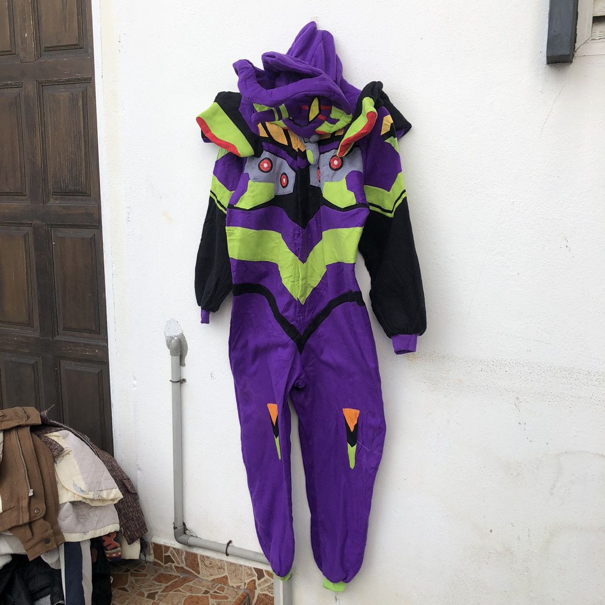 Cartoon Network VINTAGE EVANGELION OVERALL ANIME FAMOUSE Size US 30 / EU 46 - 2 Thumbnail