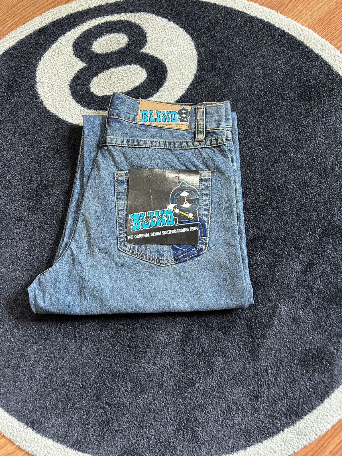 BLIND SKATEBOARDS JEANS - 28 YOUTH (BLUE)