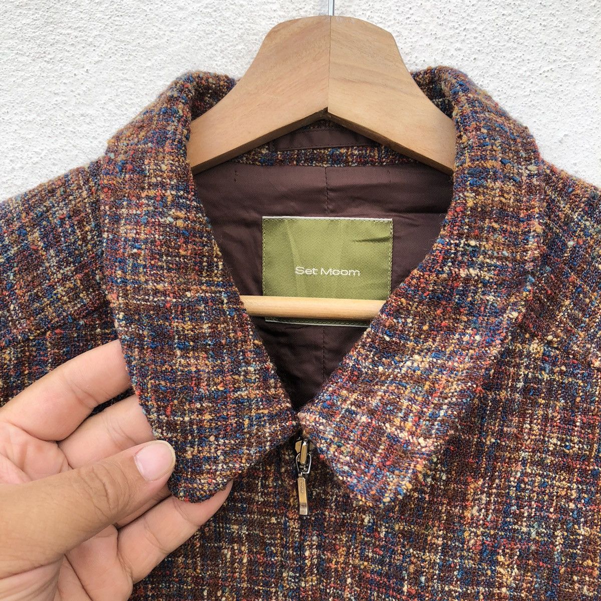 Japanese Brand VINTAGE SET MOOM ZIPPER JACKET INSPIRED BY ISSEY MIYAKE Size US M / EU 48-50 / 2 - 8 Thumbnail