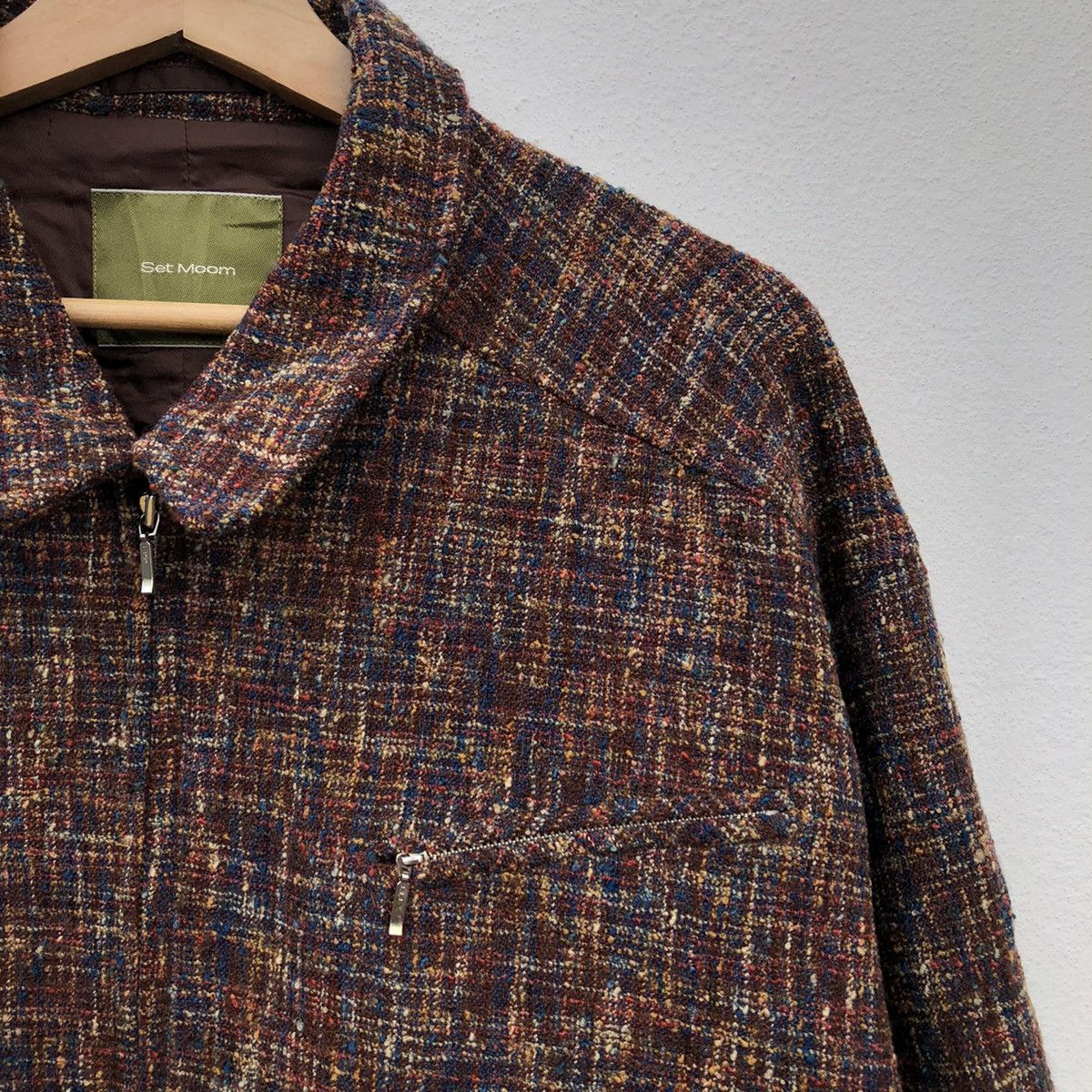 Japanese Brand VINTAGE SET MOOM ZIPPER JACKET INSPIRED BY ISSEY MIYAKE Size US M / EU 48-50 / 2 - 5 Thumbnail