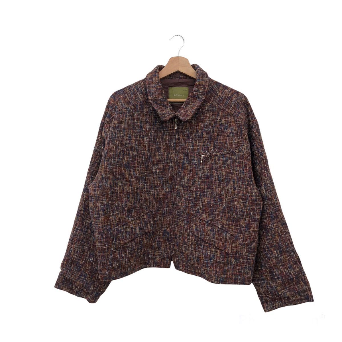 Japanese Brand VINTAGE SET MOOM ZIPPER JACKET INSPIRED BY ISSEY MIYAKE Size US M / EU 48-50 / 2 - 1 Thumbnail