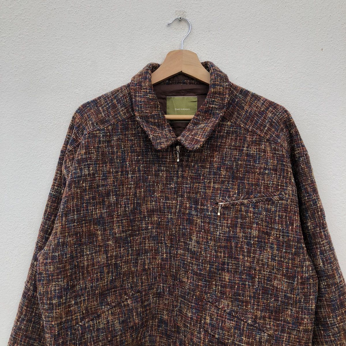Japanese Brand VINTAGE SET MOOM ZIPPER JACKET INSPIRED BY ISSEY MIYAKE Size US M / EU 48-50 / 2 - 3 Thumbnail