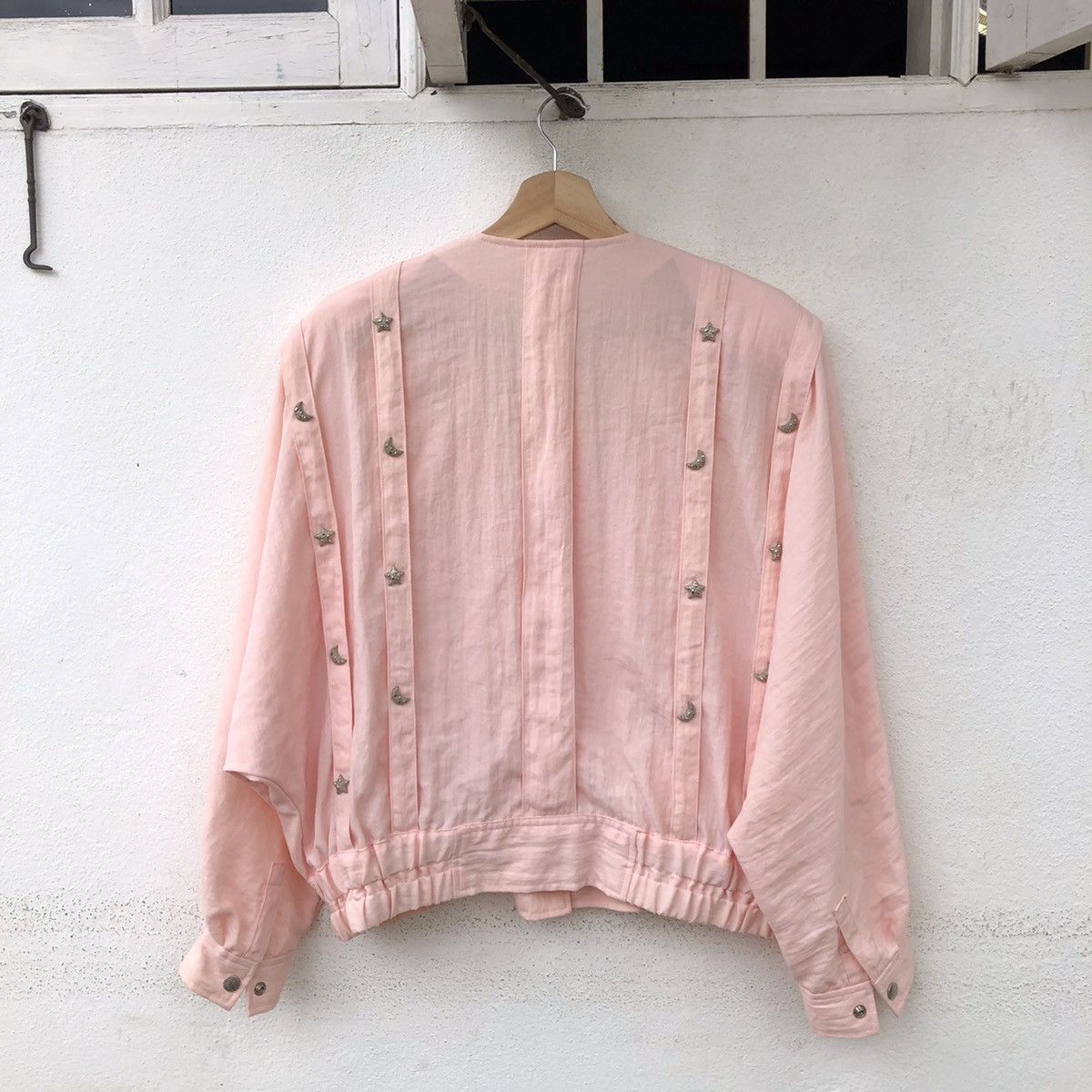 Japanese Brand × Vintage BUTTON JACKET MINE DOLL WITH FULL DOT STARS BOMBER JACKET Size US M / EU 48-50 / 2 - 7 Thumbnail