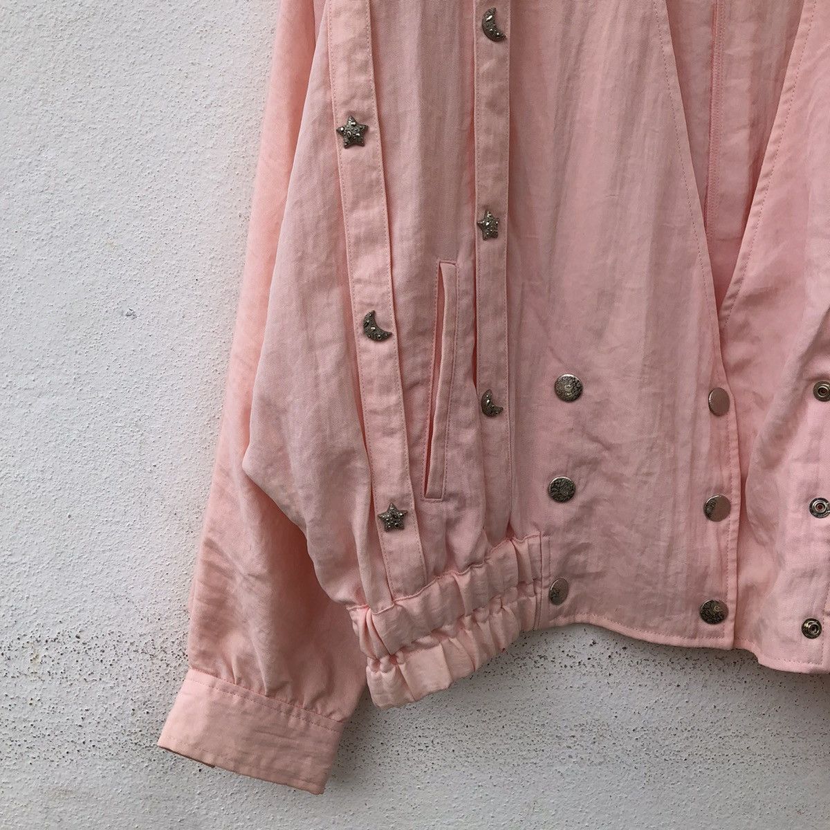 Japanese Brand × Vintage BUTTON JACKET MINE DOLL WITH FULL DOT STARS BOMBER JACKET Size US M / EU 48-50 / 2 - 3 Thumbnail