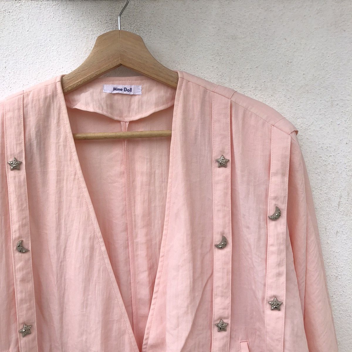Japanese Brand × Vintage BUTTON JACKET MINE DOLL WITH FULL DOT STARS BOMBER JACKET Size US M / EU 48-50 / 2 - 2 Thumbnail