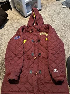 VINTAGE NFL WASHINGTON REDSKINS SATIN STARTER PROLINE JACKET 90S LARGE –  Vintage rare usa