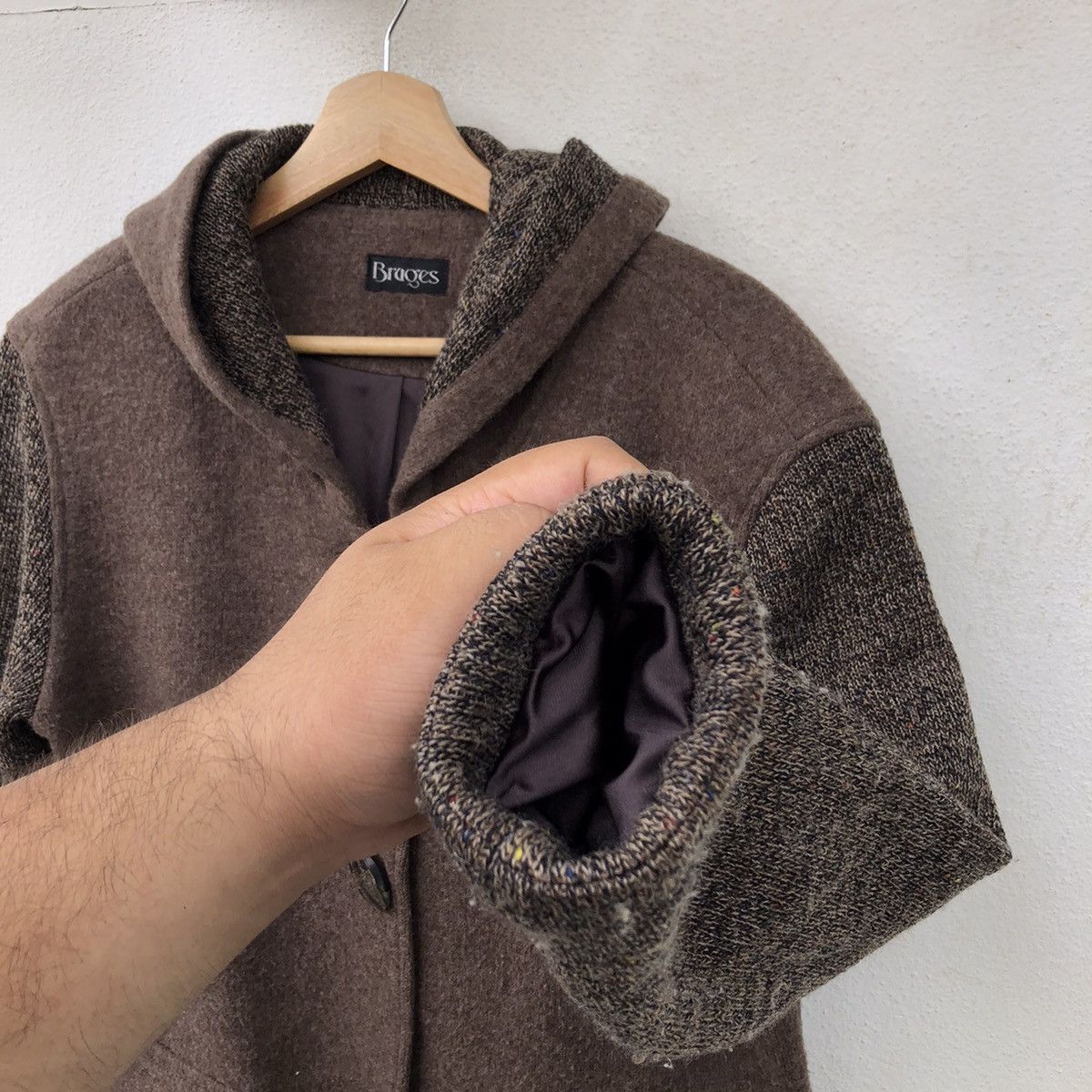 Japanese Brand KAPITAL INSPIRED BRAGES PATCHWORK DESIGN HOODIE JACKET Size US L / EU 52-54 / 3 - 4 Thumbnail