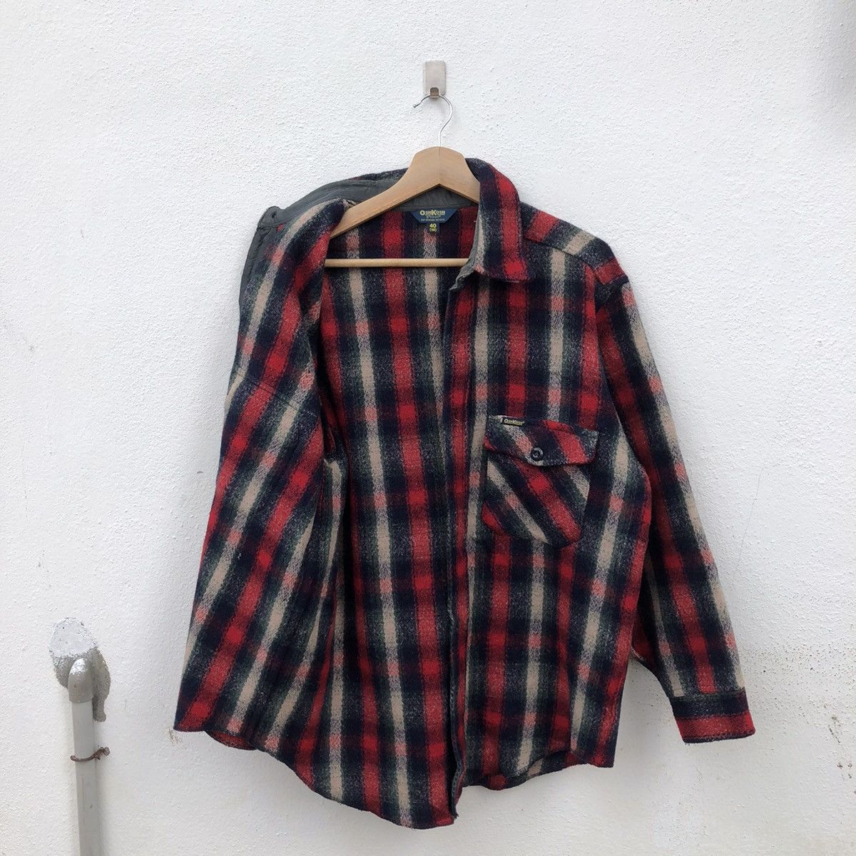 Flannel VINTAGE OSHKOSH WOOL FLANNEL JACKET TARTAN DESIGN Size US M / EU 48-50 / 2 - 8 Thumbnail