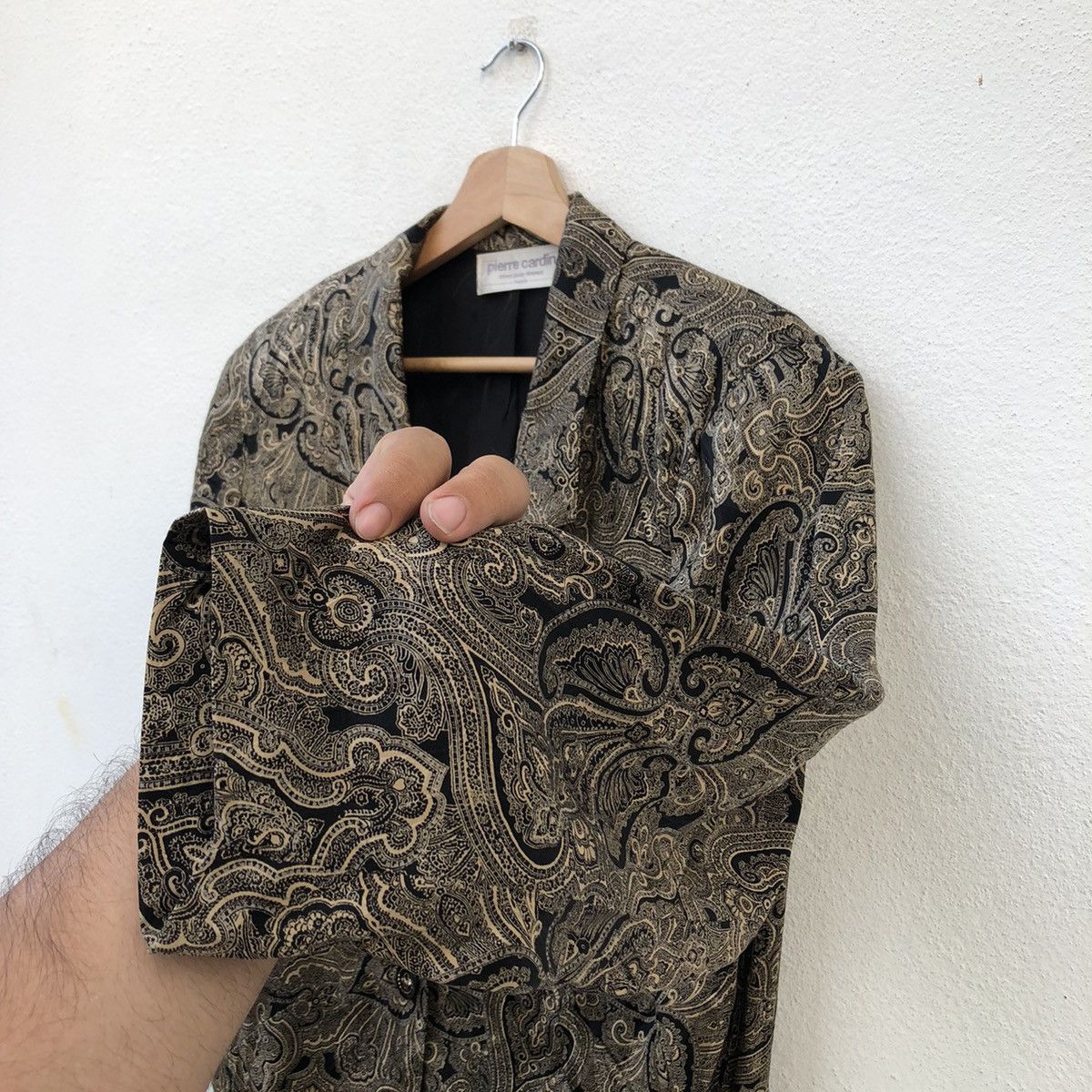 Japanese Brand PIERRE CARDIN TISSUS POUR FEMMES PESLEY DESIGN FULL PRINT Size US M / EU 48-50 / 2 - 8 Thumbnail
