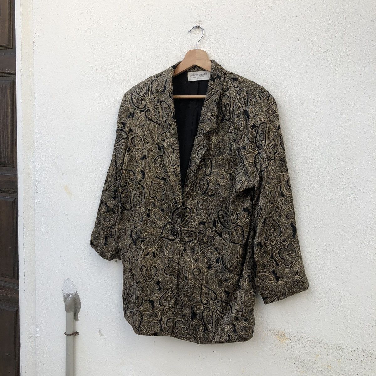 Japanese Brand PIERRE CARDIN TISSUS POUR FEMMES PESLEY DESIGN FULL PRINT Size US M / EU 48-50 / 2 - 2 Thumbnail