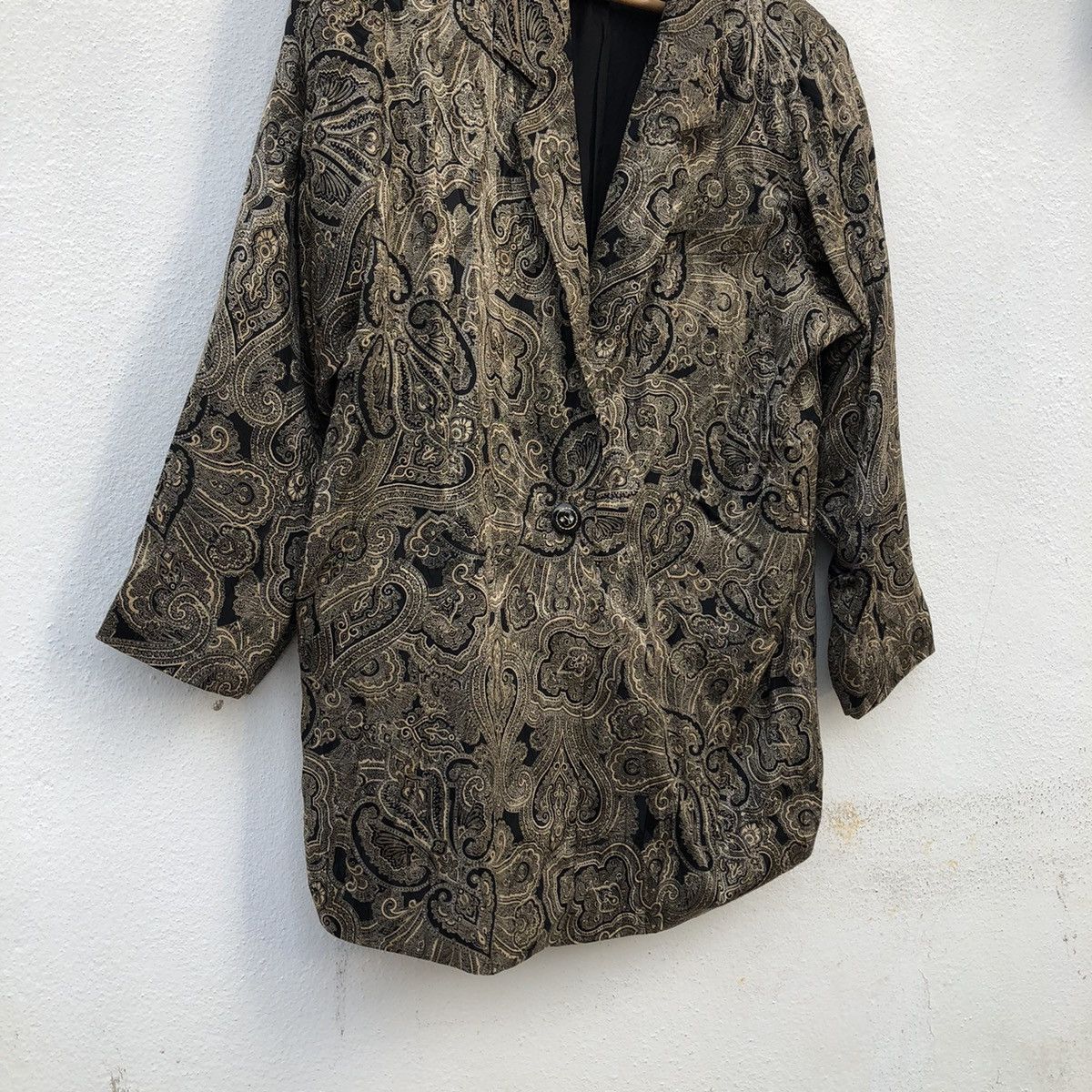 Japanese Brand PIERRE CARDIN TISSUS POUR FEMMES PESLEY DESIGN FULL PRINT Size US M / EU 48-50 / 2 - 4 Thumbnail
