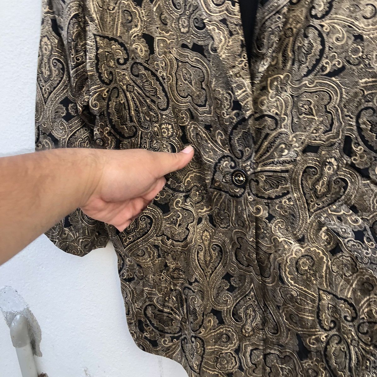 Japanese Brand PIERRE CARDIN TISSUS POUR FEMMES PESLEY DESIGN FULL PRINT Size US M / EU 48-50 / 2 - 5 Thumbnail
