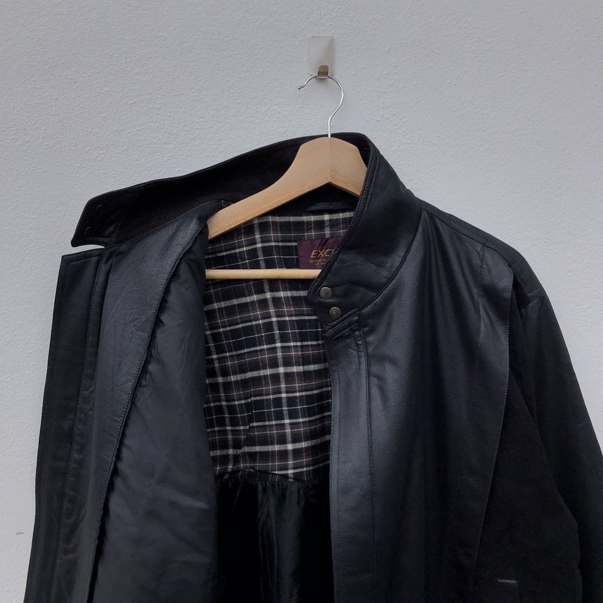 Japanese Brand VINTAGE EXCEED SOFT LEATHER JACKET Size US L / EU 52-54 / 3 - 10 Thumbnail