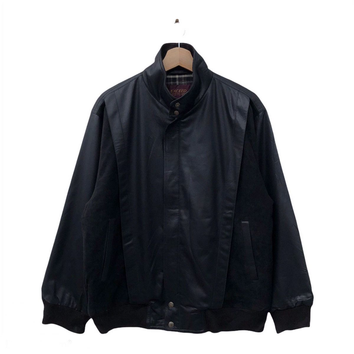 Japanese Brand VINTAGE EXCEED SOFT LEATHER JACKET Size US L / EU 52-54 / 3 - 1 Thumbnail