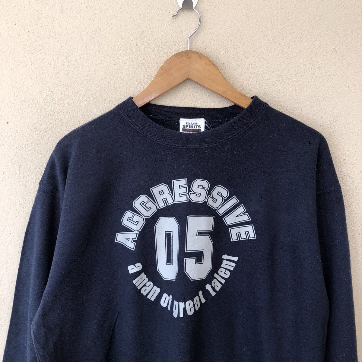Vintage VINTAGE AGGRESSIVE MAN OF GREAT TALENT SWEATSHIRT BIG LOGO Size US L / EU 52-54 / 3 - 3 Thumbnail