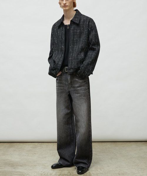 Pre-owned Streetwear Baggy Fit Korean Brand Jeans Similar To Balenciaga Denim In Black
