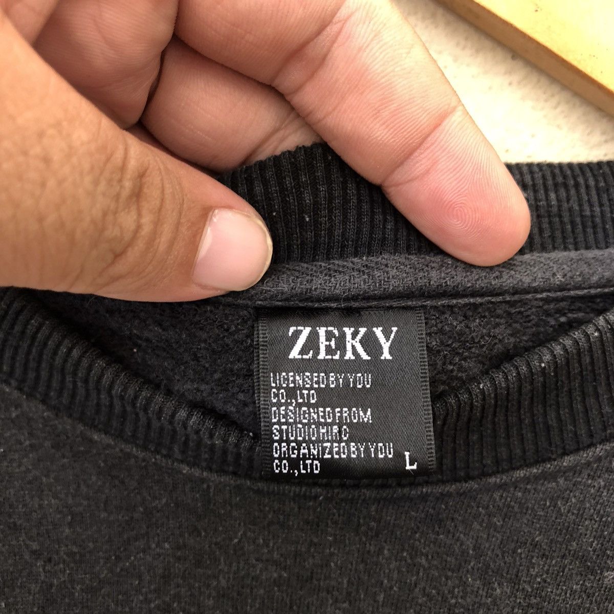Japanese Brand ZEKY SWEATSHIRT RARE DESIGN VINTAGE JAPAN STYLE Size US L / EU 52-54 / 3 - 8 Thumbnail