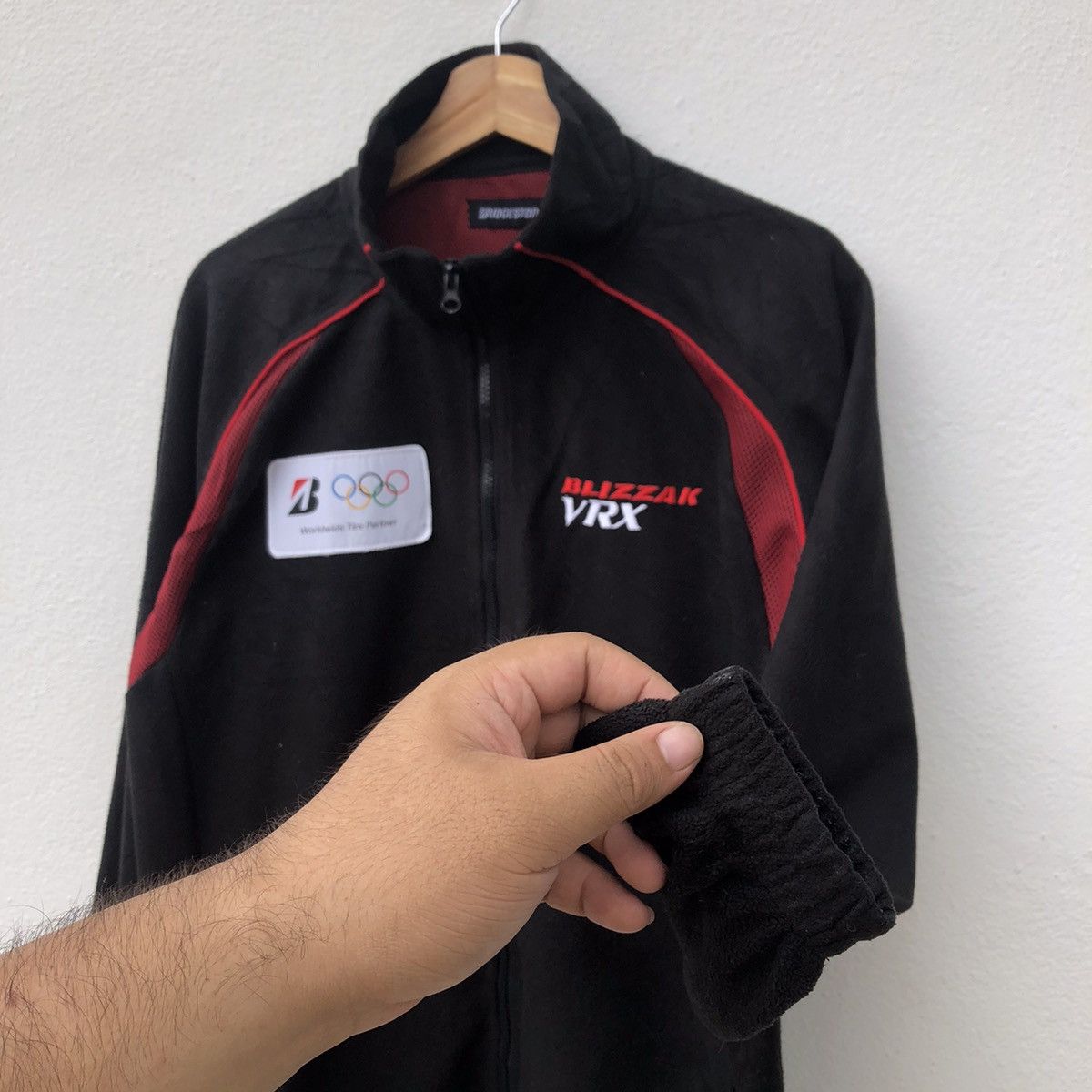 Japanese Brand BRIDGESTONE BLIZZAK VRX OLYMPIC ZIPPER JACKET Size US M / EU 48-50 / 2 - 4 Thumbnail