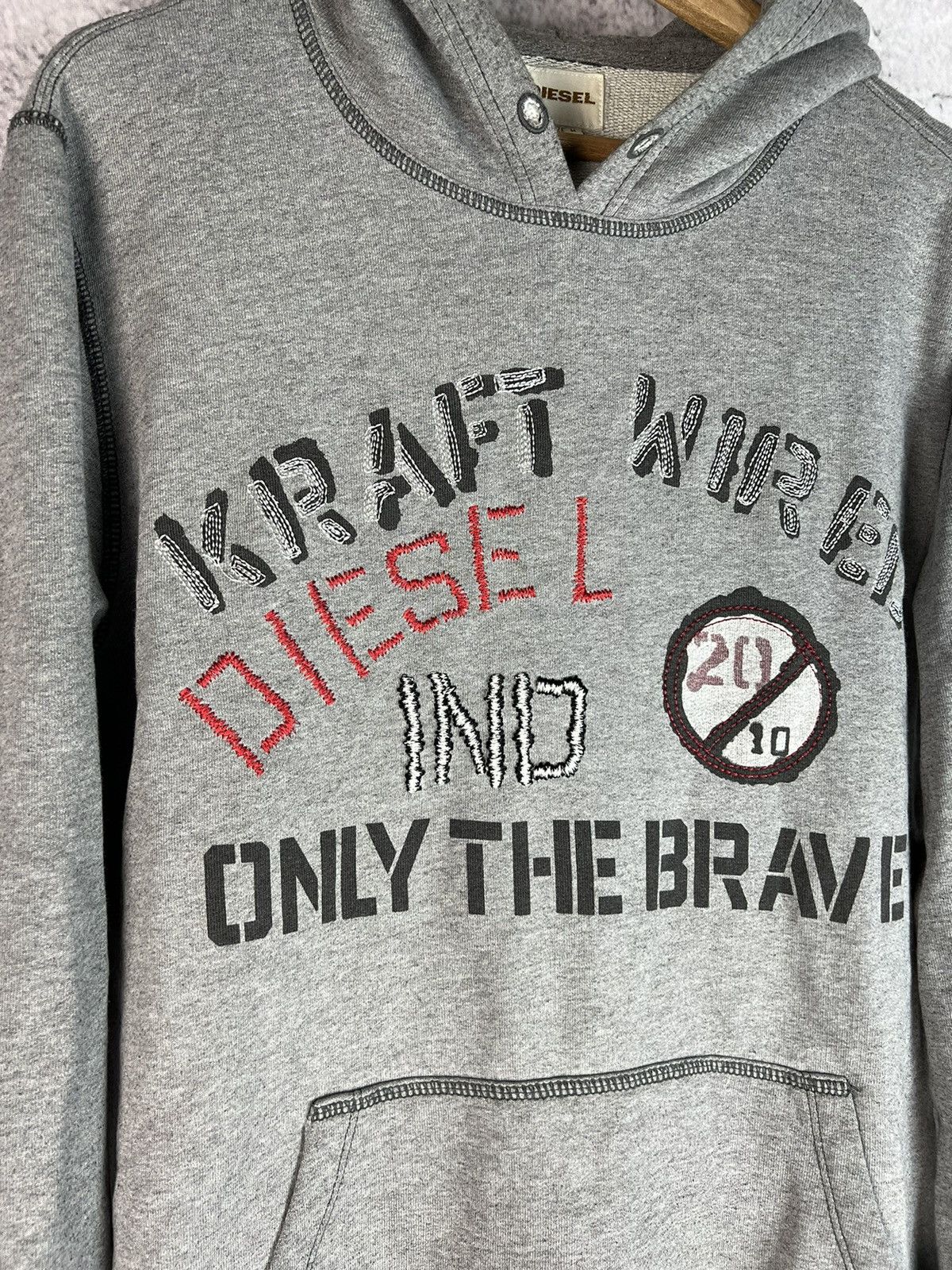 Diesel × Vintage Diesel Y2k streetwear Hoodie Size US M / EU 48-50 / 2 - 3 Thumbnail