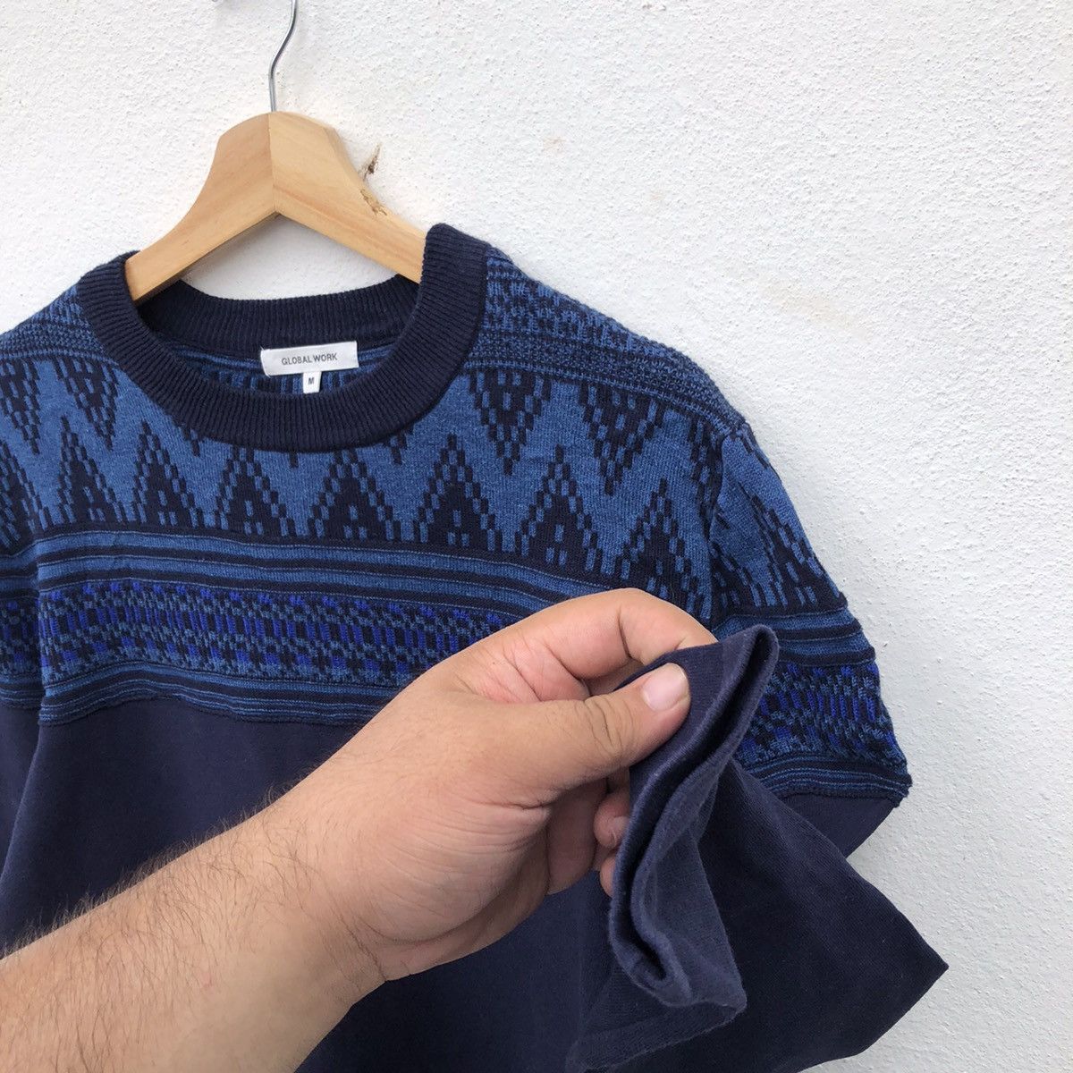 Global Work GLOBAL WORK SWEATSHIRT NAVAJO DESIGN INSPIRED BY KAPITAL Size US M / EU 48-50 / 2 - 6 Thumbnail