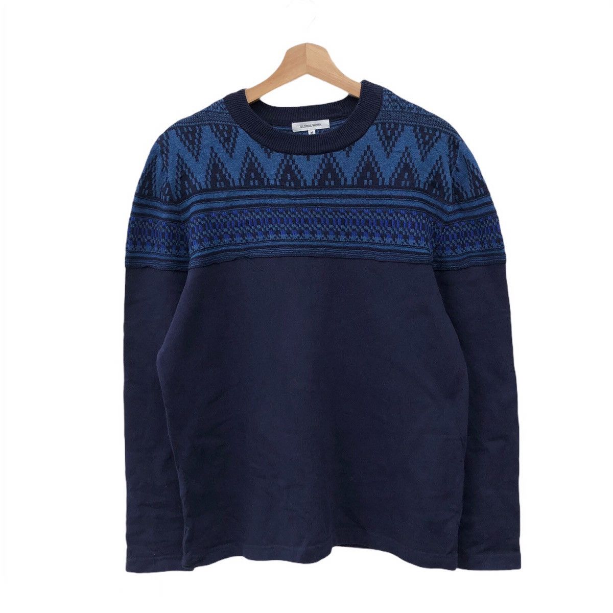 Global Work GLOBAL WORK SWEATSHIRT NAVAJO DESIGN INSPIRED BY KAPITAL Size US M / EU 48-50 / 2 - 1 Thumbnail