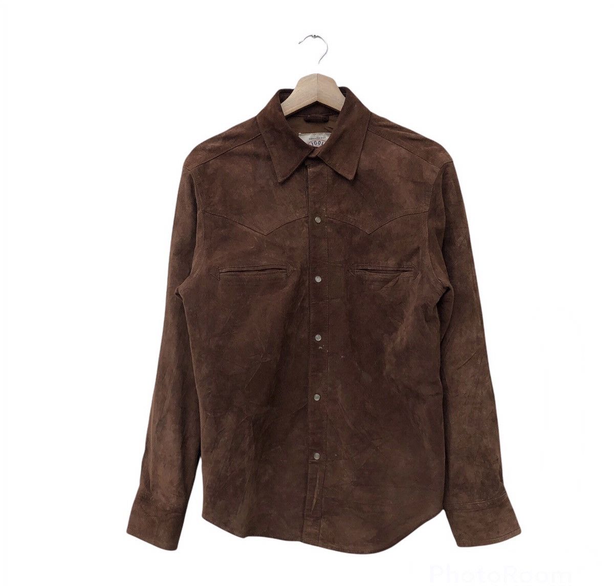Japanese Brand MANNISH BOY GIGOLO GIGOLETTE LEATHER BUTTON UPS SHIRT Size US M / EU 48-50 / 2 - 1 Thumbnail
