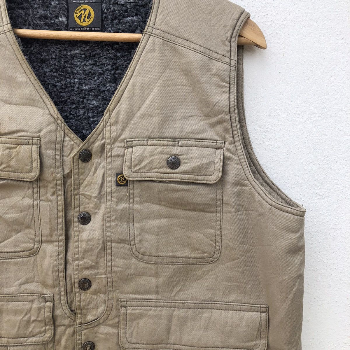 Japanese Brand TANKTOP SLEEVELESS NB-TRUST VEST MULTI POCKET Size US M / EU 48-50 / 2 - 3 Thumbnail