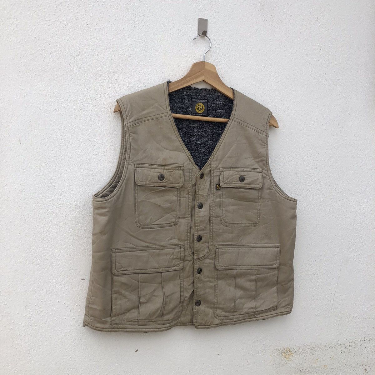 Japanese Brand TANKTOP SLEEVELESS NB-TRUST VEST MULTI POCKET Size US M / EU 48-50 / 2 - 2 Thumbnail