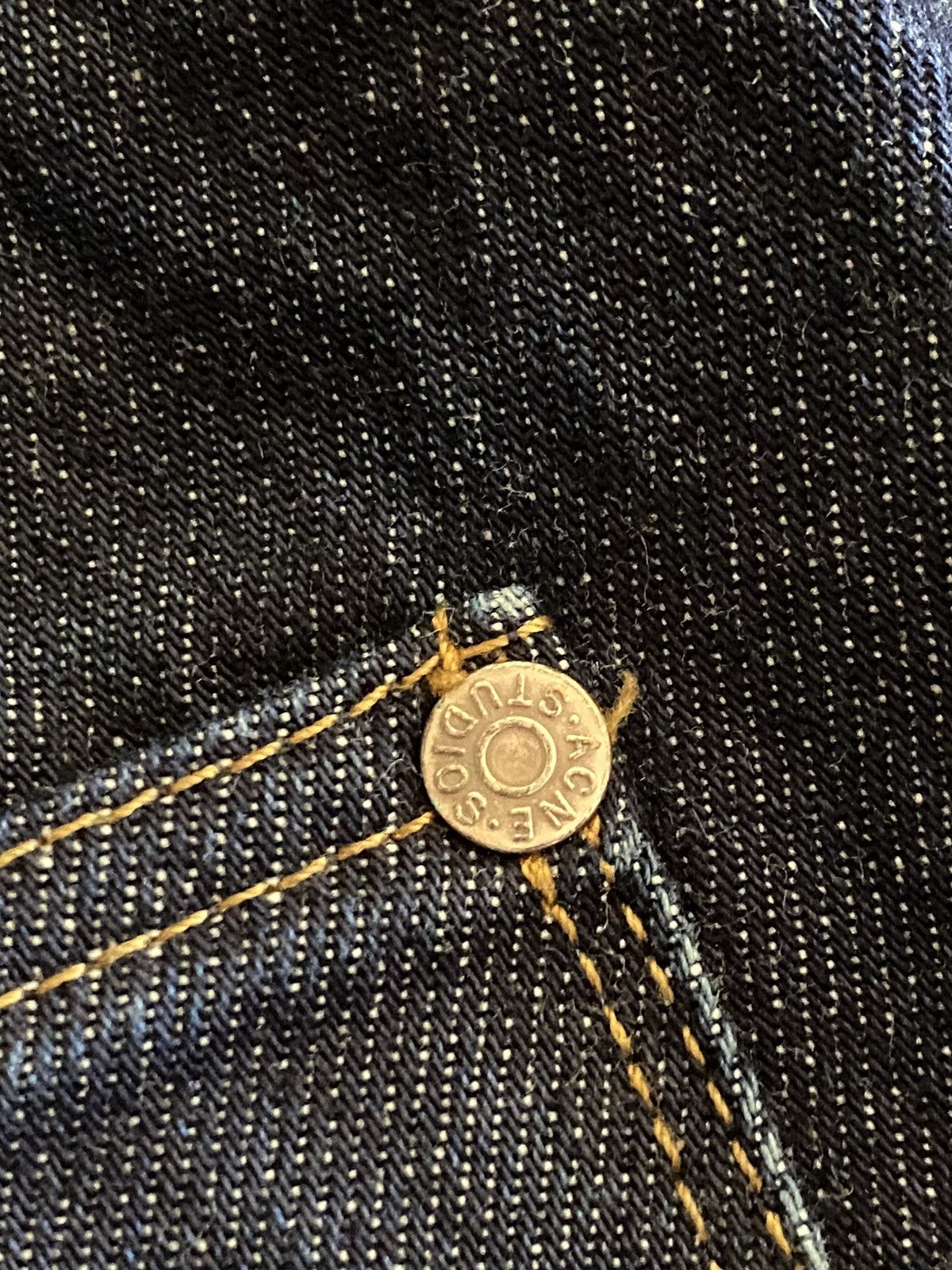 Acne Studios Acne Studio Jeans Dark Blue Max Raw Denim Jeans Pants Indigo Size US 32 / EU 48 - 8 Thumbnail