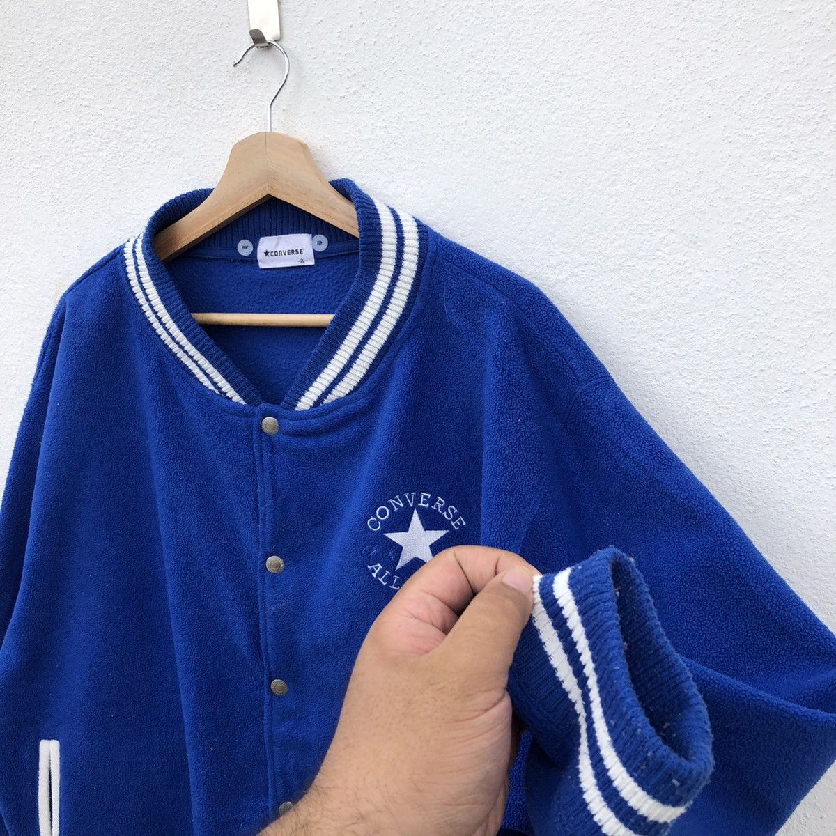 Converse × Japanese Brand 💥GRAILS💥VINTAGE VARSITY JACKET CONVERSE Size US XL / EU 56 / 4 - 6 Thumbnail