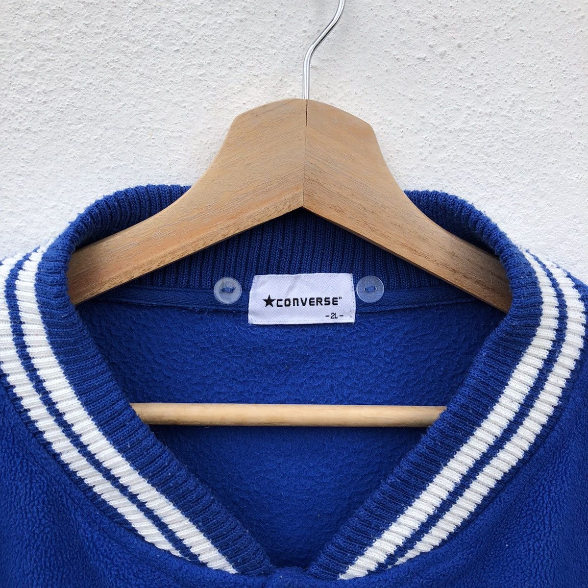 Converse × Japanese Brand 💥GRAILS💥VINTAGE VARSITY JACKET CONVERSE Size US XL / EU 56 / 4 - 5 Thumbnail