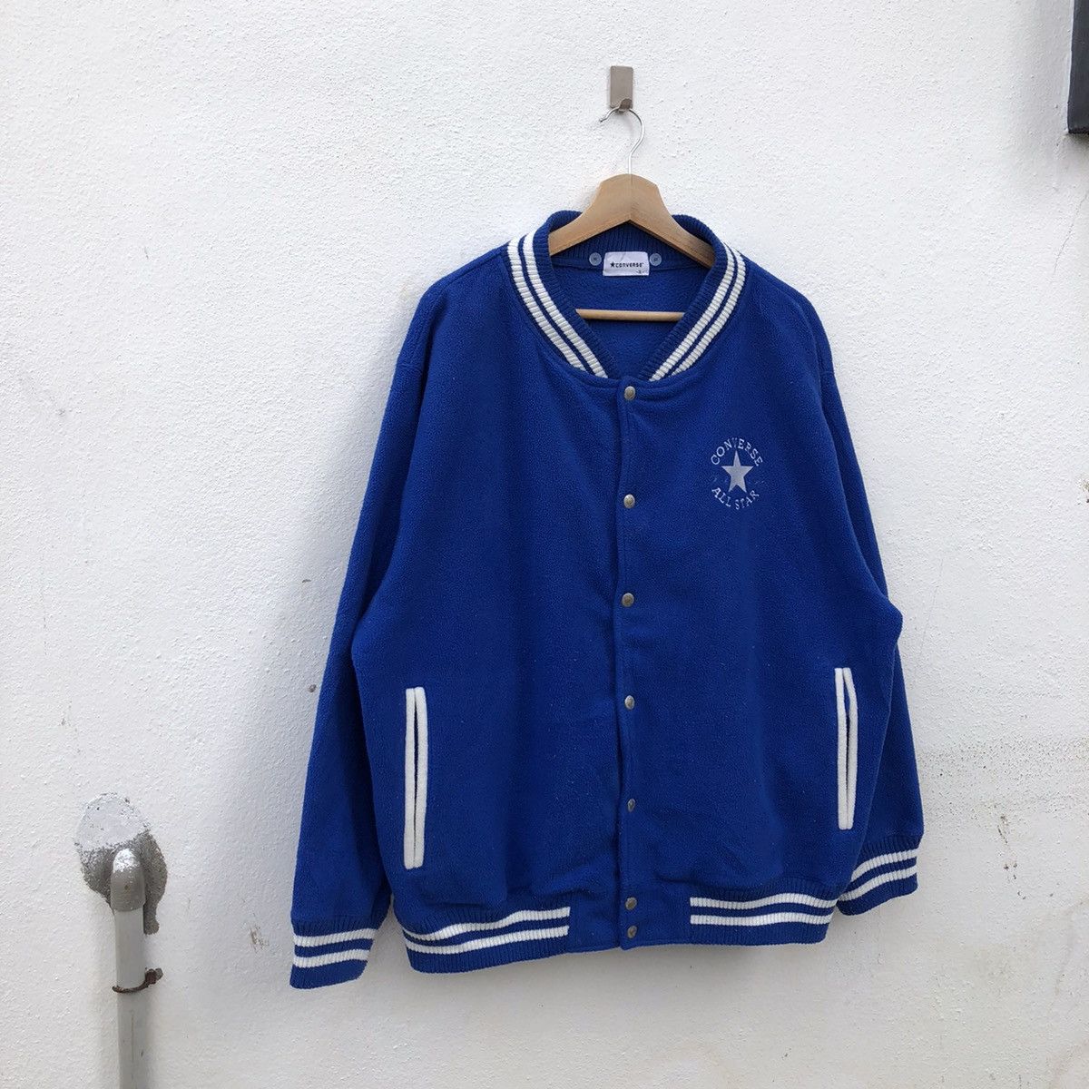 Converse × Japanese Brand 💥GRAILS💥VINTAGE VARSITY JACKET CONVERSE Size US XL / EU 56 / 4 - 2 Thumbnail