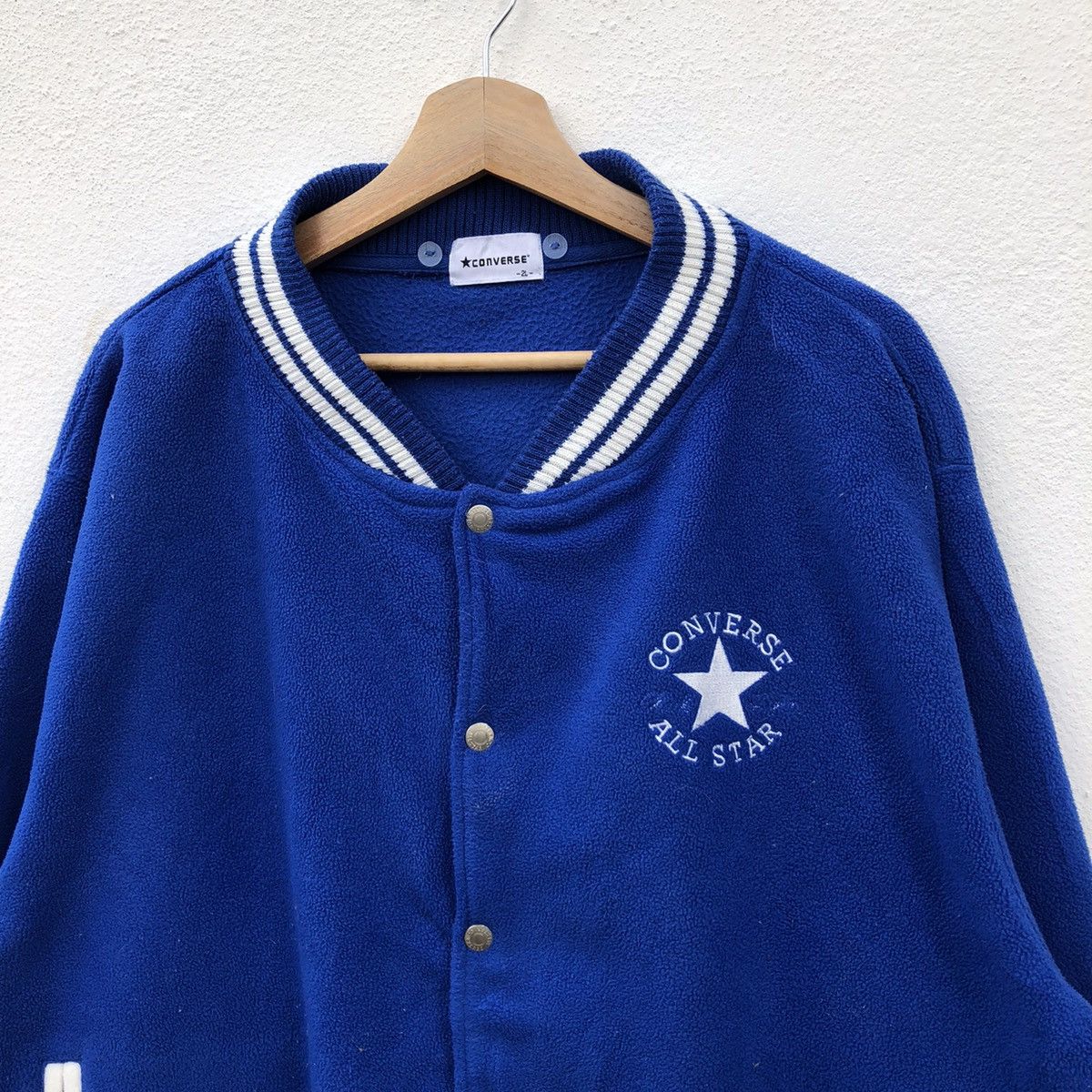 Converse × Japanese Brand 💥GRAILS💥VINTAGE VARSITY JACKET CONVERSE Size US XL / EU 56 / 4 - 3 Thumbnail