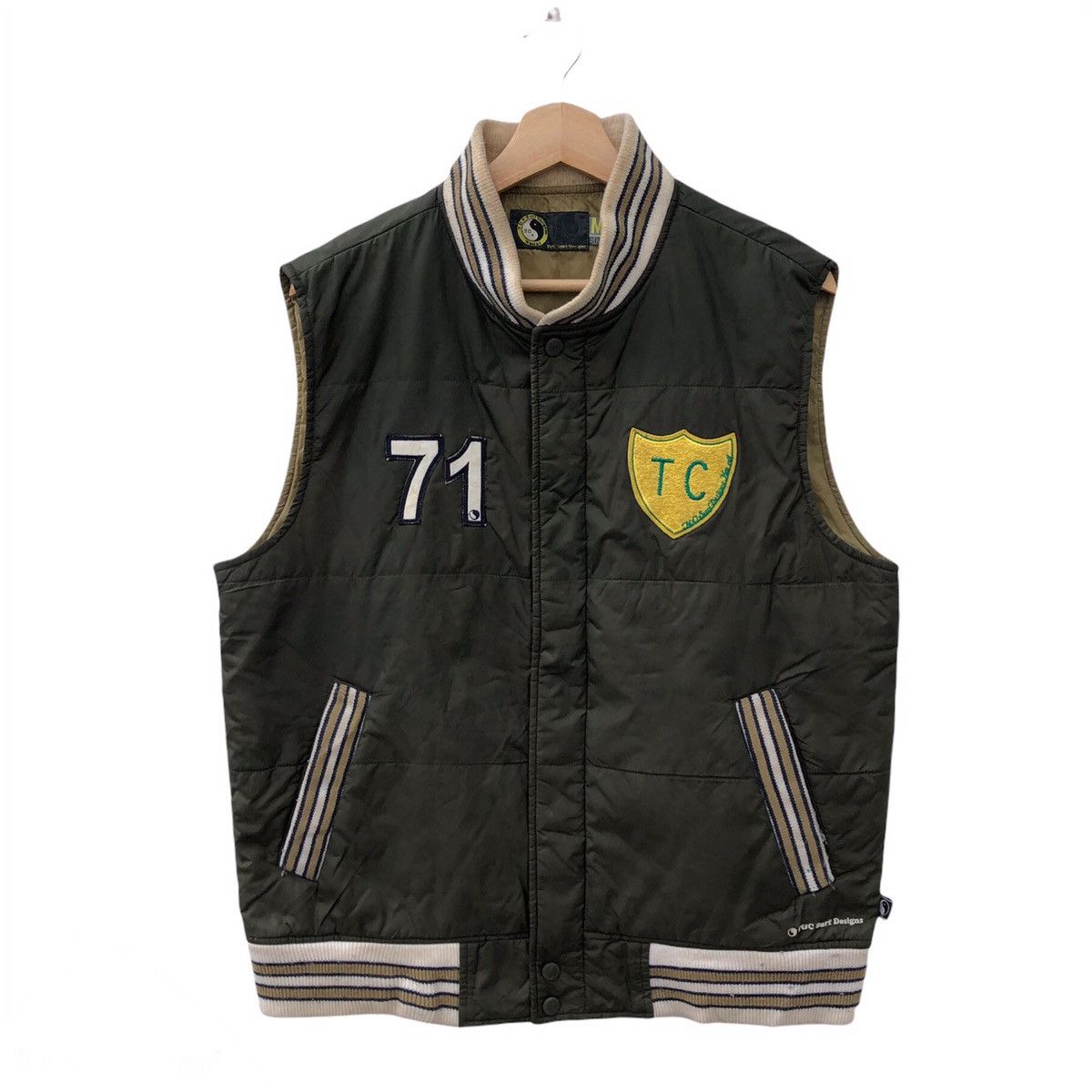 Japanese Brand T&C SURF DESIGNER PUFFER VEST PATCHES RARE DESIGN Size US M / EU 48-50 / 2 - 1 Thumbnail