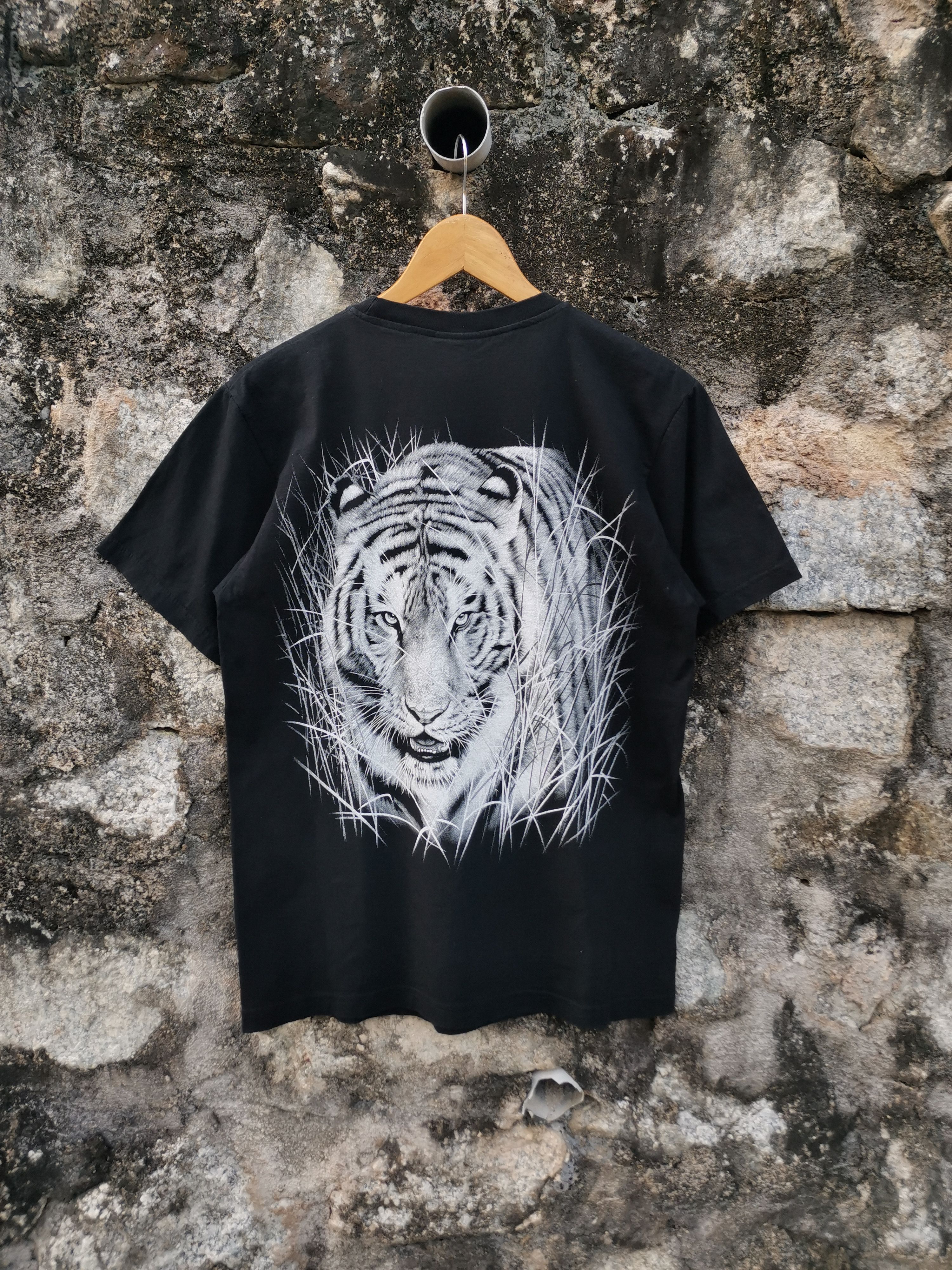Vintage Vintage 90s Tiger Animal Tee All Overprint Tshirt Size US M / EU 48-50 / 2 - 3 Thumbnail