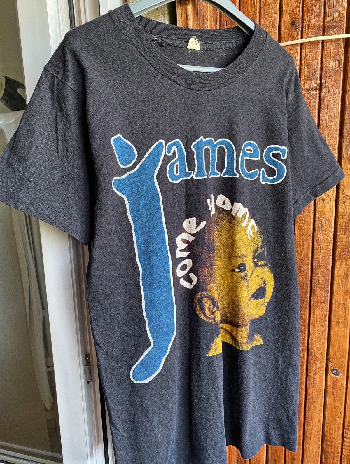 Vintage 90s Screen Stars James Come Home Faded Band Tees
