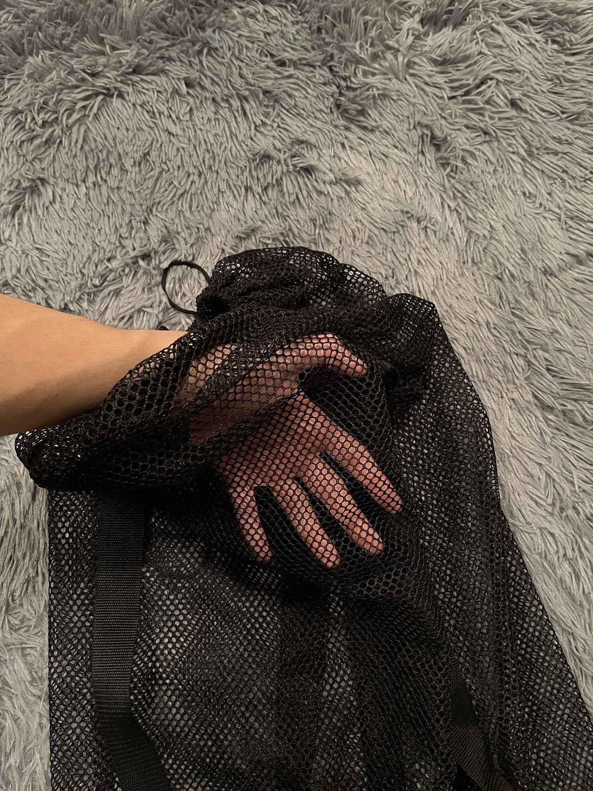 Japanese Brand × Vintage Y2K vintage avant garde mesh huge backpack Size ONE SIZE - 5 Thumbnail