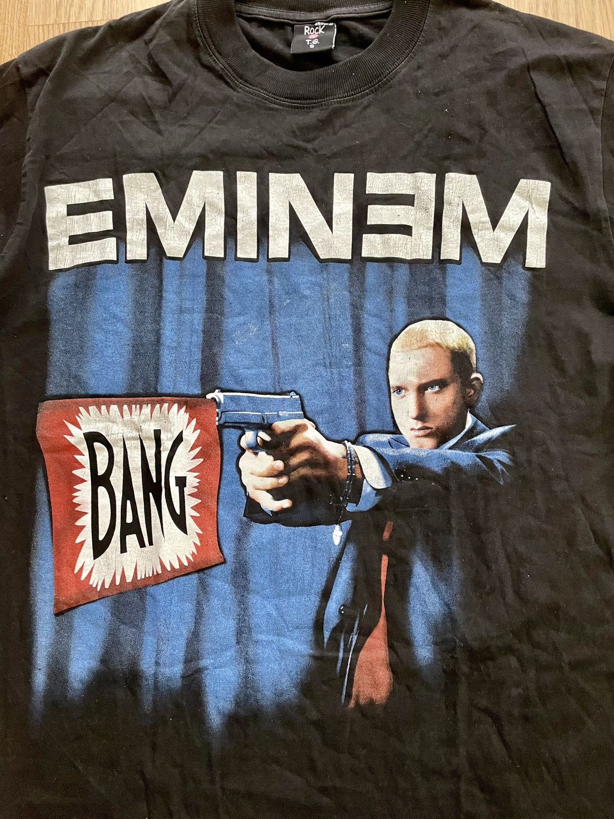 Eminem Eminem Vintage 90s The “Bang” Rap Back Print Tee T-Shirt Size US S / EU 44-46 / 1 - 3 Thumbnail