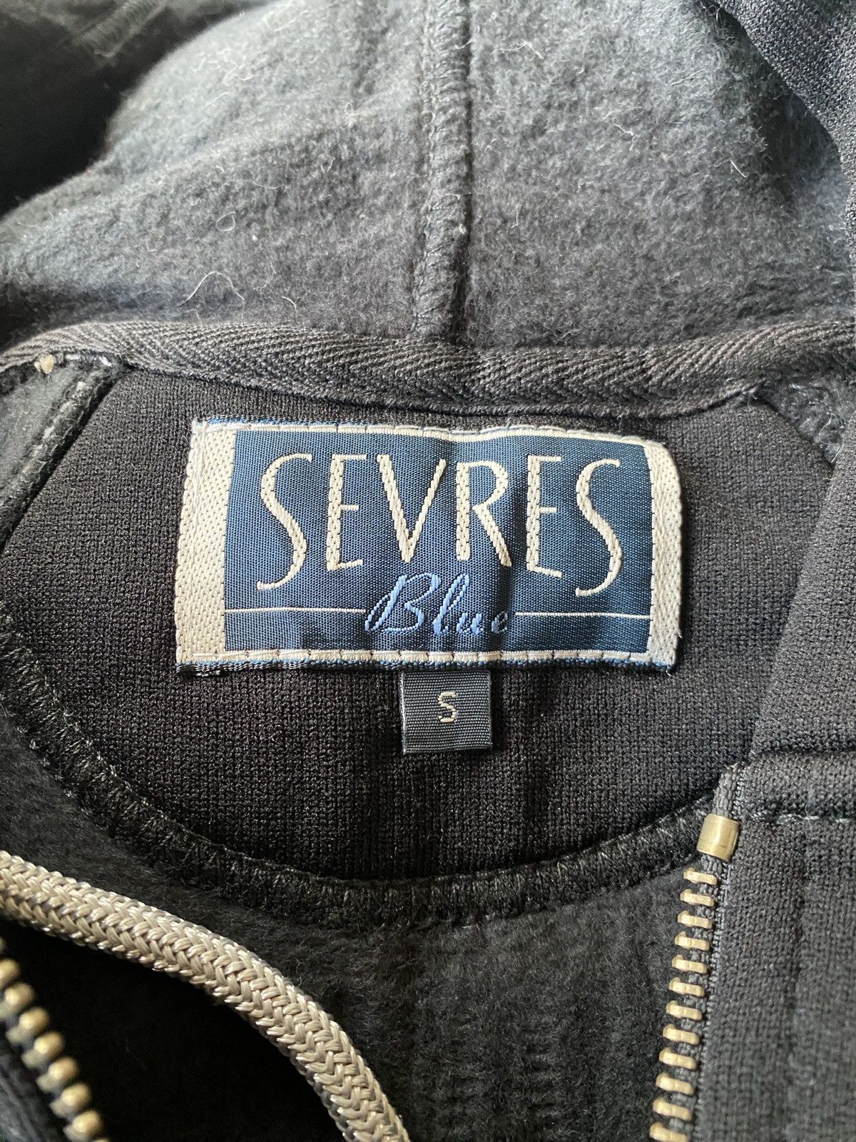 Japanese Brand VINTAGE SEVRES BLUE HOODED SWEATER MADE IN ITALY Size US S / EU 44-46 / 1 - 8 Thumbnail
